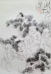 刘晓宁藏宝-画友照心的画，很有古意，喜欢。他分享的只有自己的生活和画，不【图3】