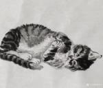 罗虹明日志-这两天画了个小手卷《懒猫》系列，像呆在家里的你吗？疫情反复，【图3】