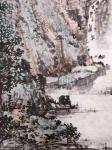 欧凯歌日志-国画山水画《云山飞瀑图》，壬寅年秋月欧凯歌画。
在得到长沙【图3】