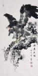 袁峰日志-国画动物画鹰系列作品《大鹏展翅》《大展宏图》《壮志凌云》等，【图2】