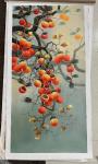黎群日志-柿柿如意，60-120㎝布面油画。《事事如意》，挂满枝头的柿【图5】