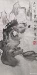 怀羽日志-在第十四届线上展览中，怀羽黄仍彬的水墨山水画以其卓越的艺术成【图1】