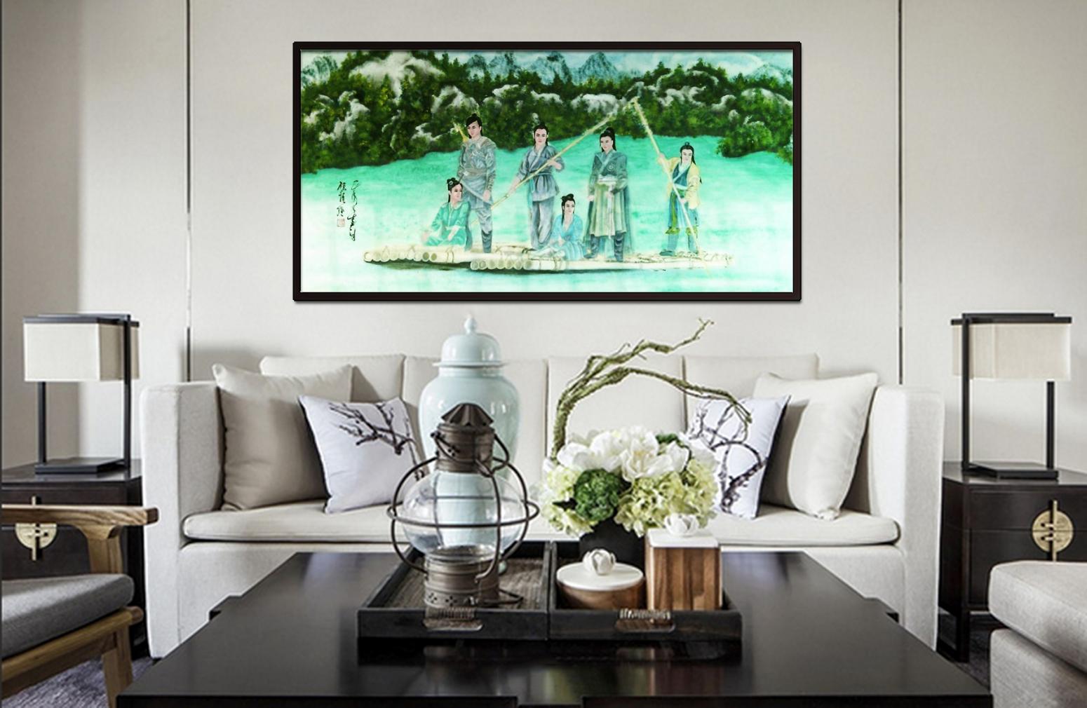 顾顺强国画作品《【划船】作者顾顺强》【图2】