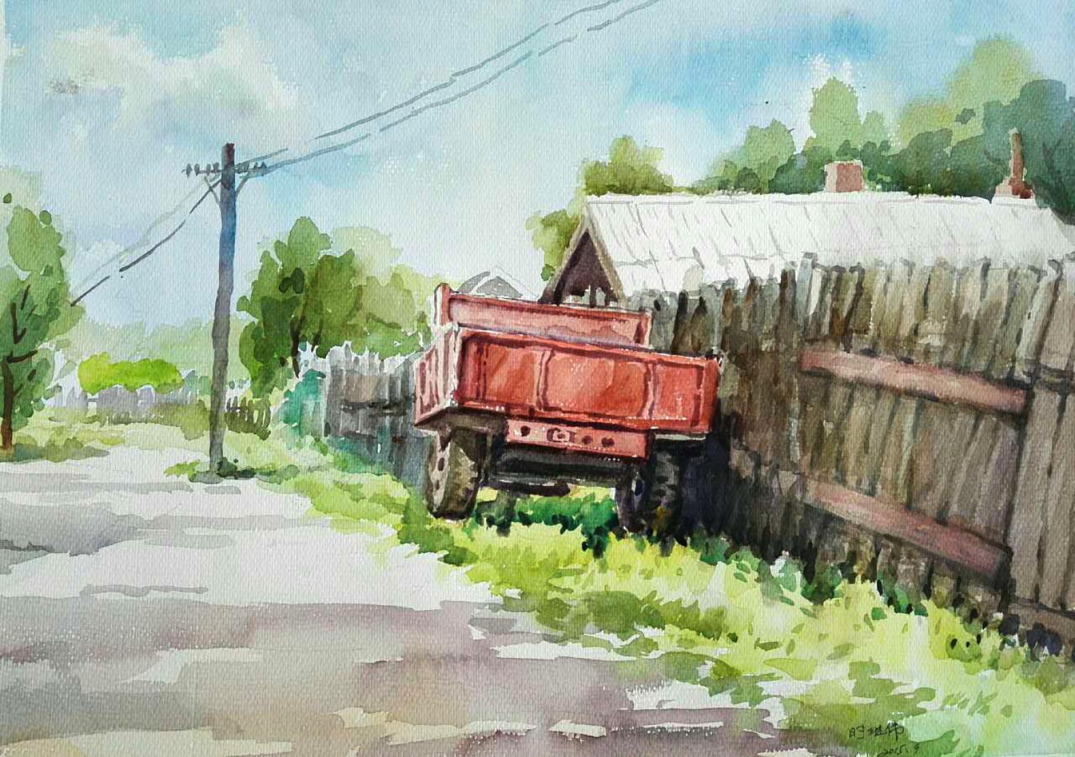 时继伟油画作品《【初春系列06】作者时继伟》【图0】