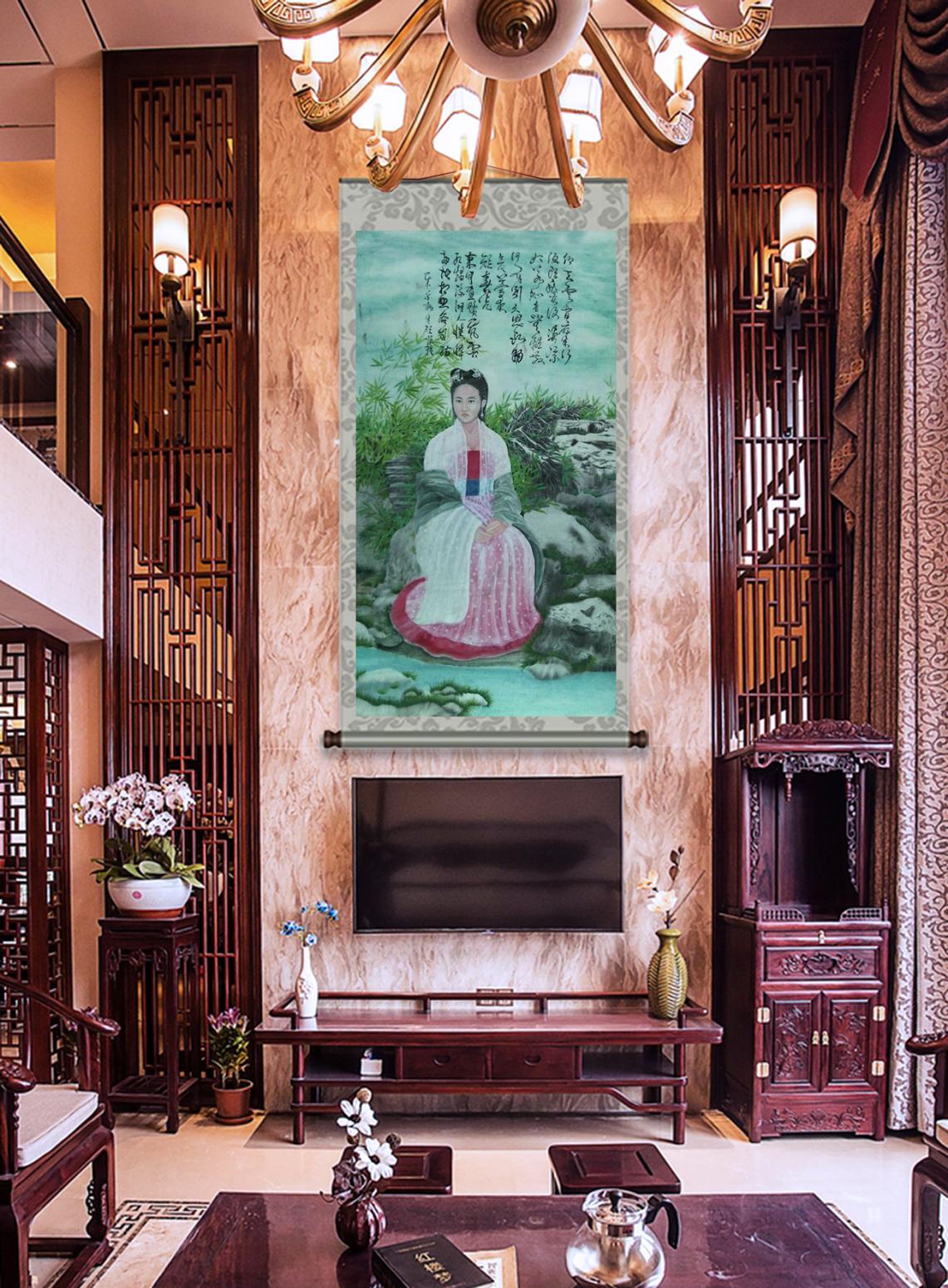 顾顺强国画作品《【美女】作者顾顺强》【图1】