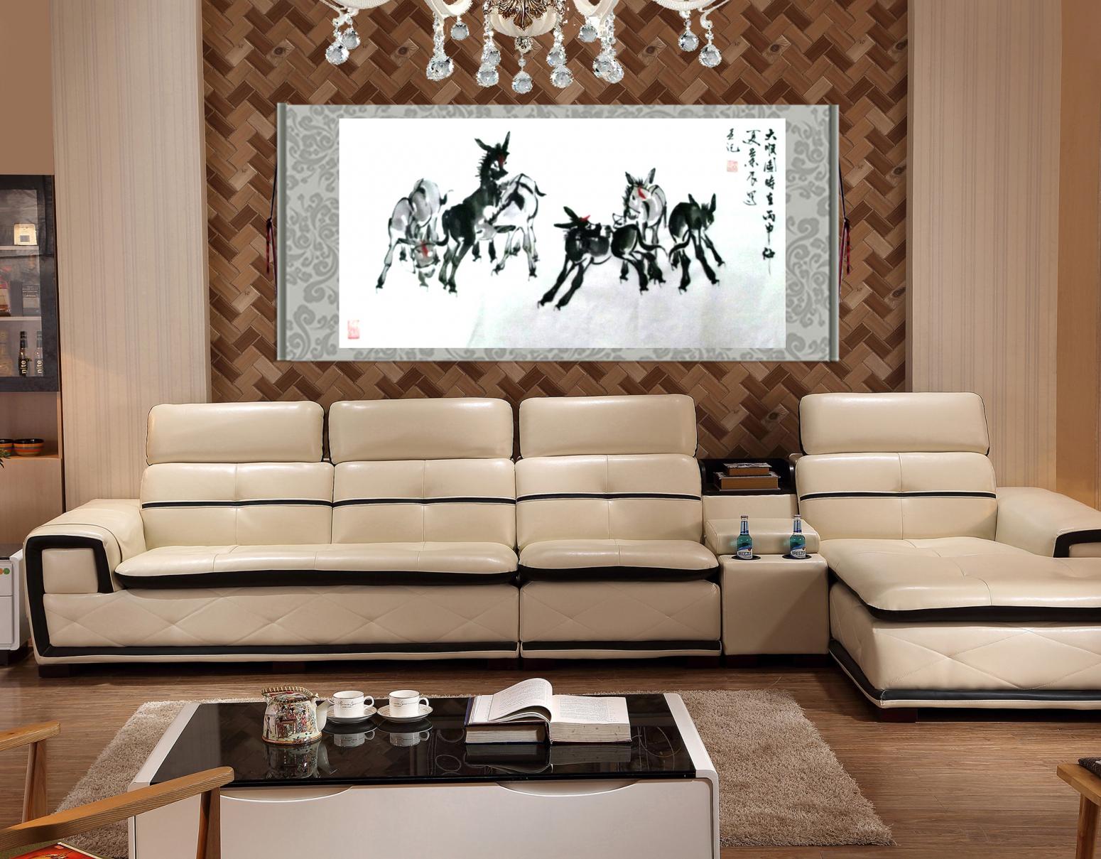 周兰辰国画作品《【毛驴】作者周兰辰》【图2】