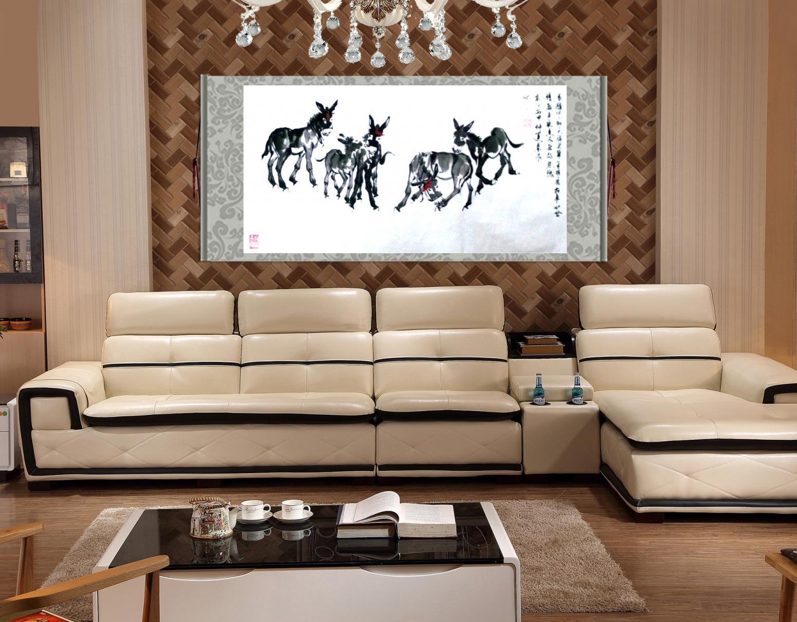 周兰辰国画作品《【小毛驴】作者周兰辰》【图2】