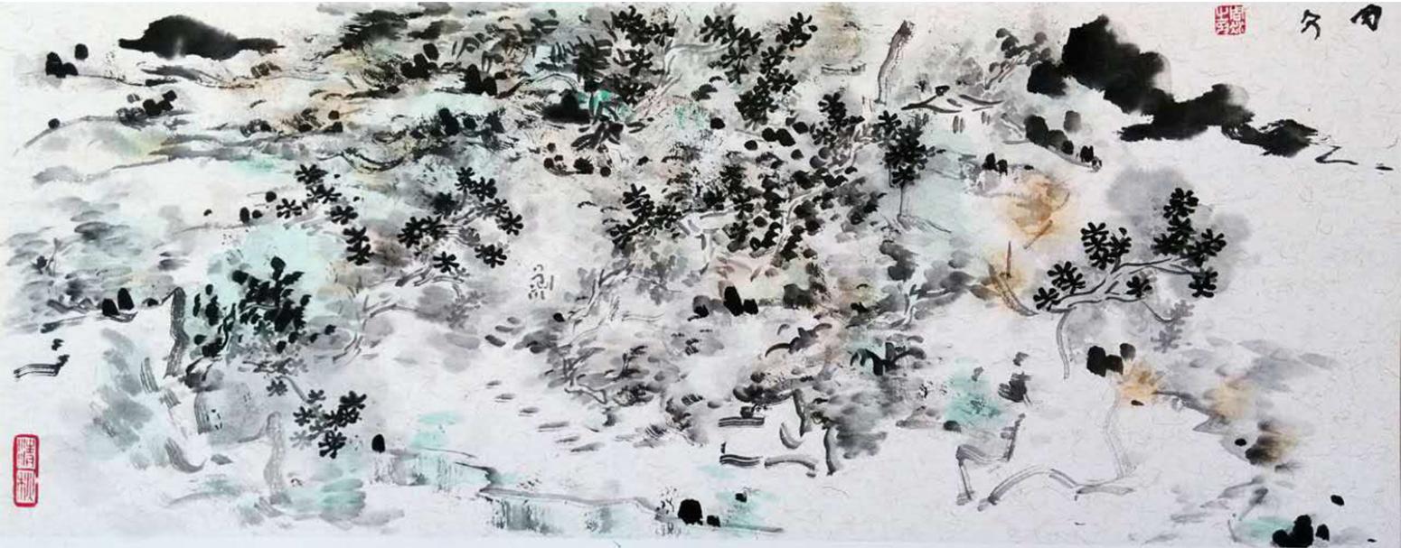 周现宏国画作品《【无名 硬卡纸】作者周现宏》【图0】