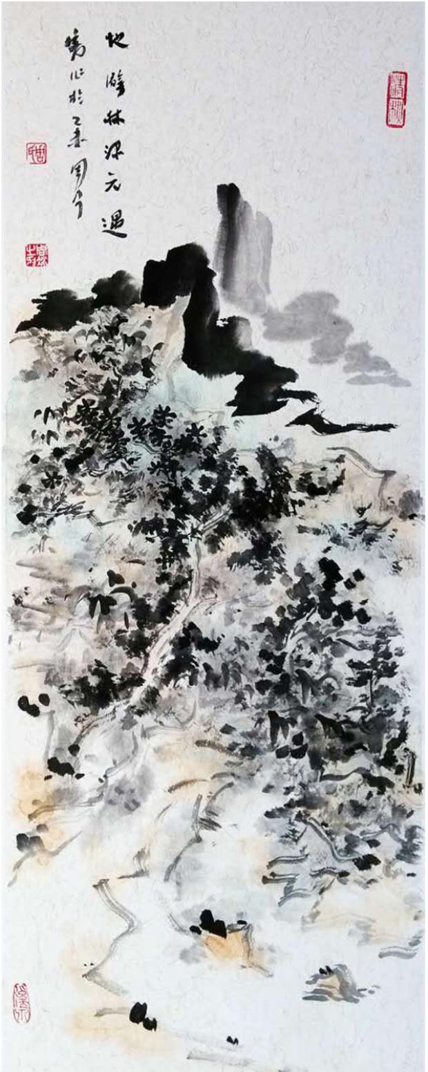 周现宏国画作品《【无名 硬卡纸】作者周现宏》【图0】