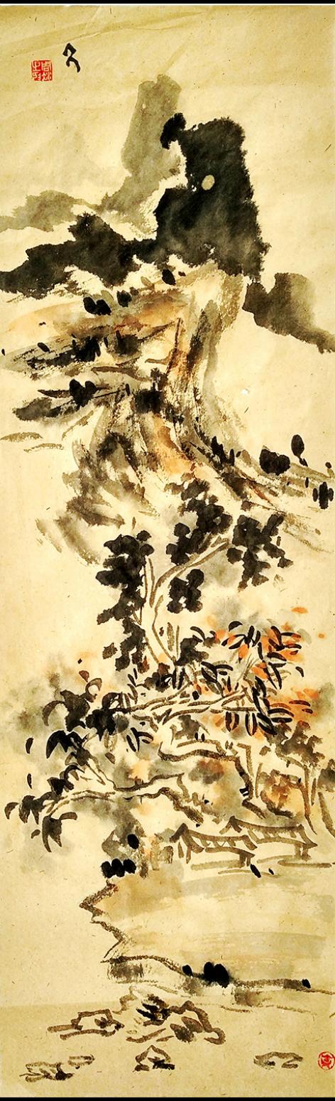 周现宏国画作品《【仿古小条幅】作者周现宏》【图0】