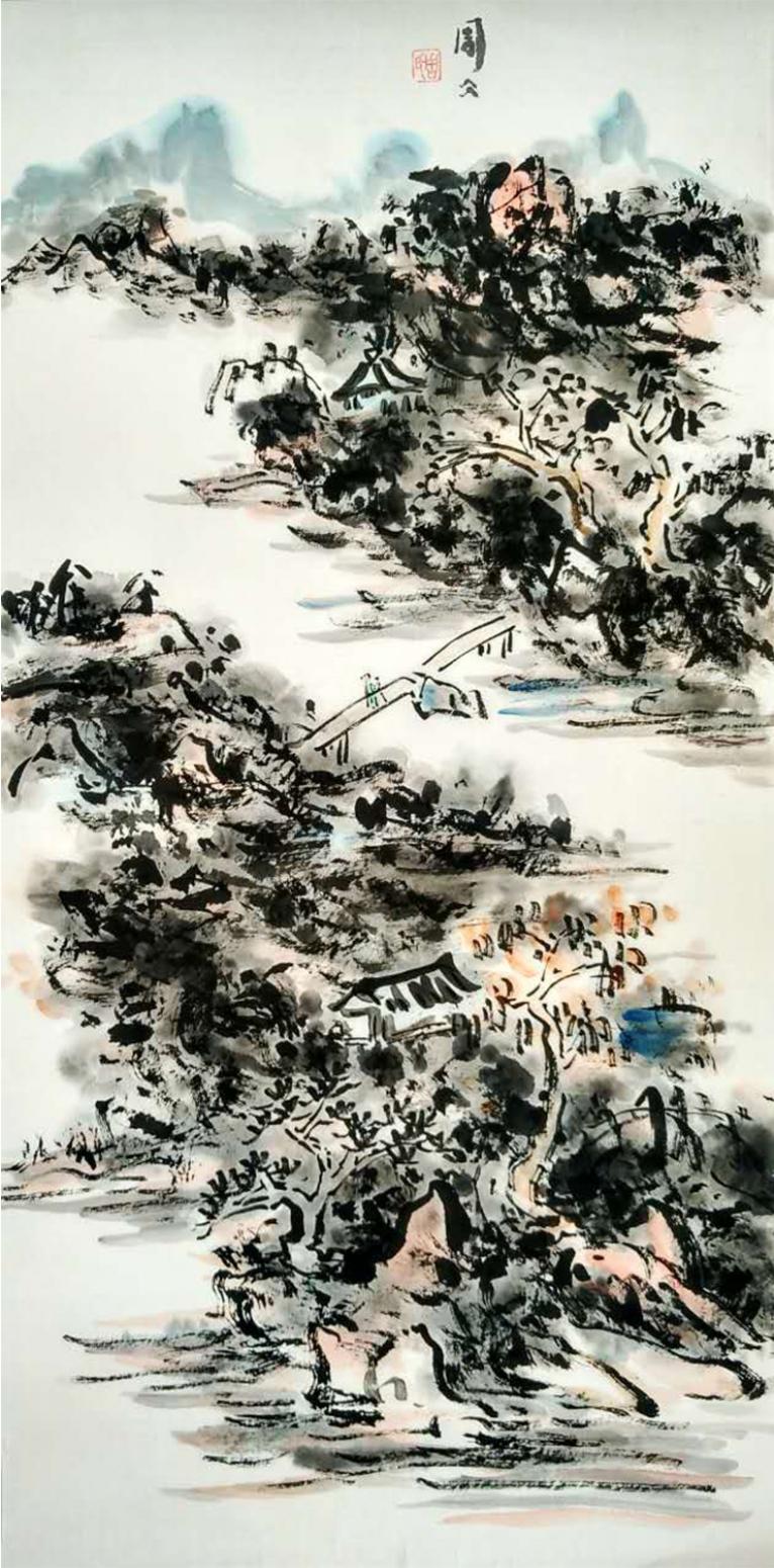 周现宏国画作品《【互通有无】作者周现宏》【图0】