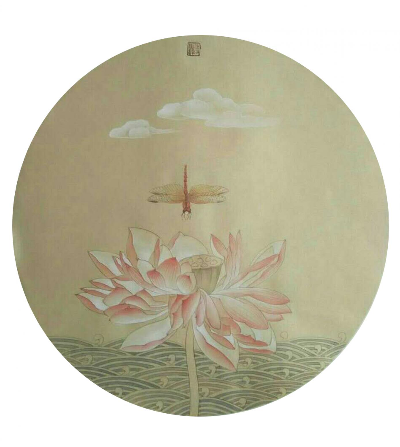 傅斌科国画作品《【莲】作者傅斌科》【图0】