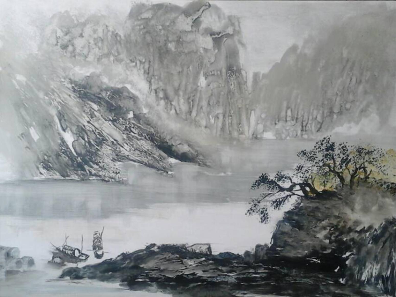 陈刚国画作品《【山水4】作者陈刚》【图0】