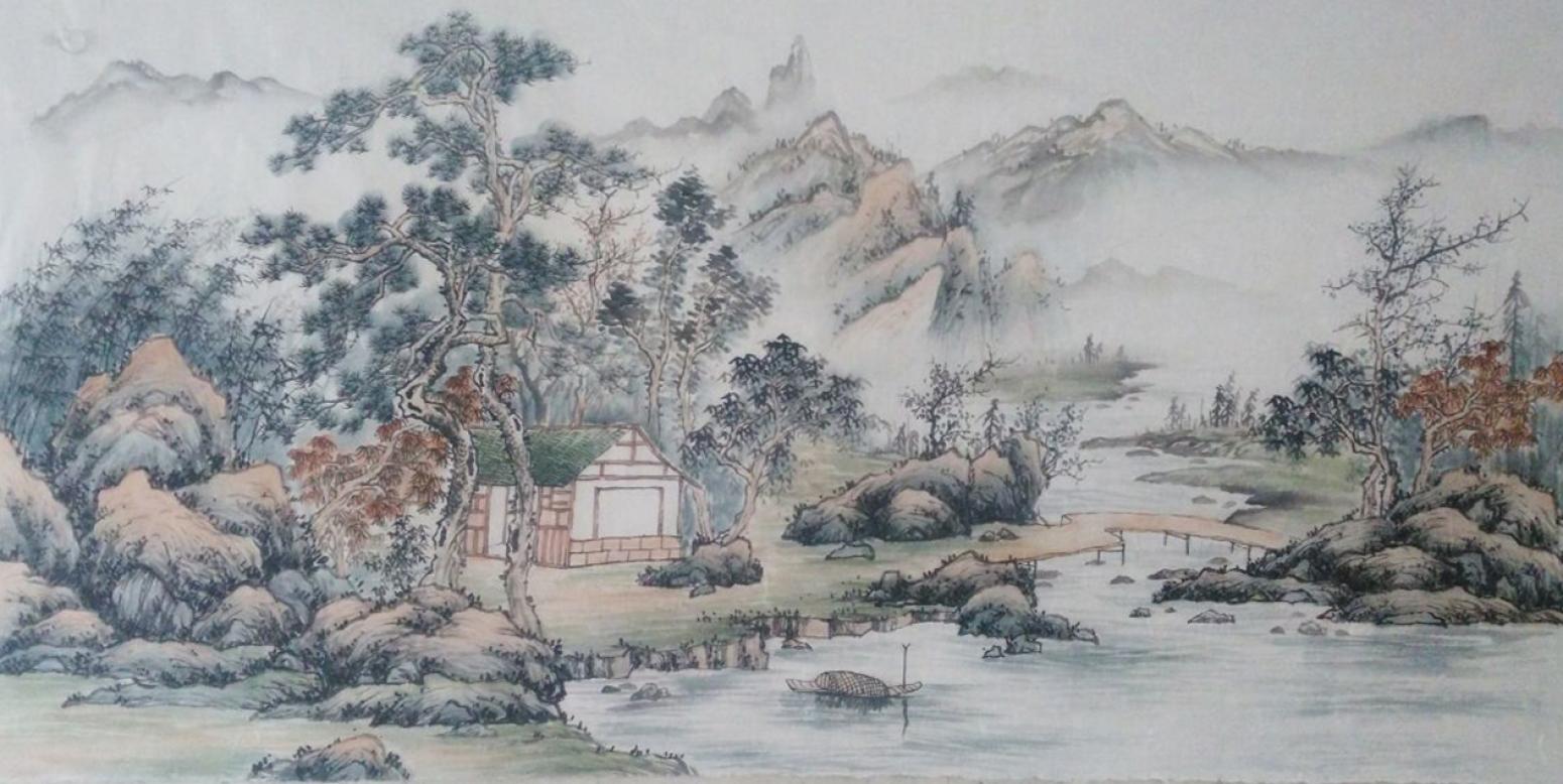 李其林国画作品《【山水7】作者李其林》【图0】