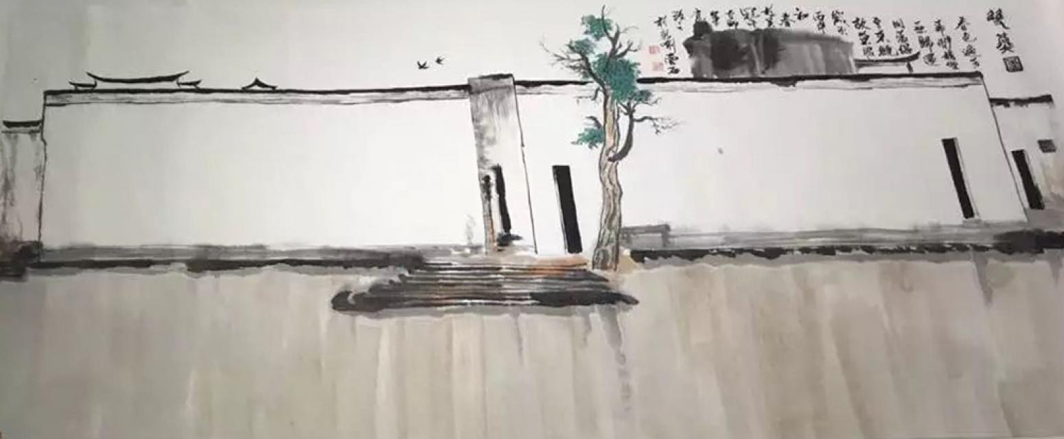 付师平国画作品《【江南】作者付师平》【图0】