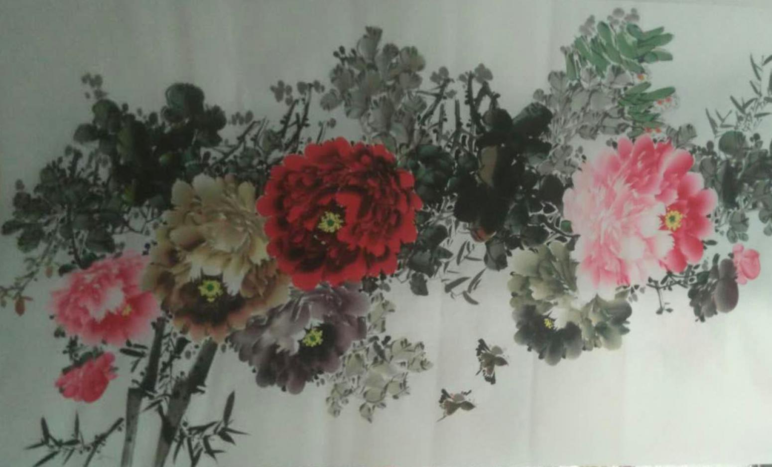 艾国国画作品《【花鸟1】作者艾国》【图0】