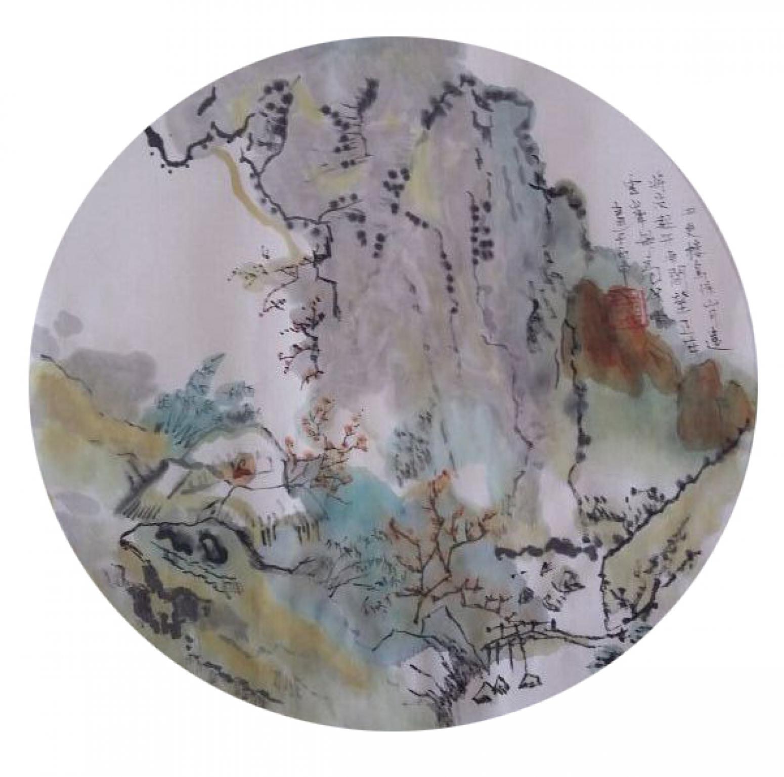 王保雷国画作品《【山水1】作者王保雷 可定制》【图0】