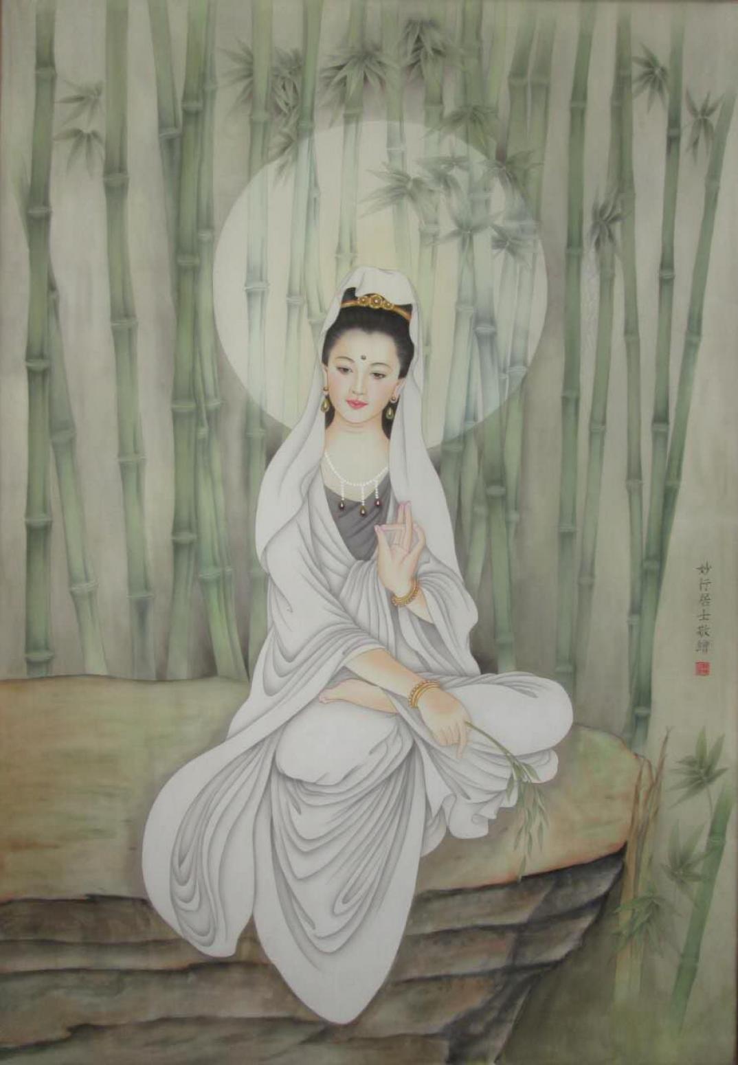 赖梅凤国画作品《【妙行居士9】作者赖梅凤》【图0】