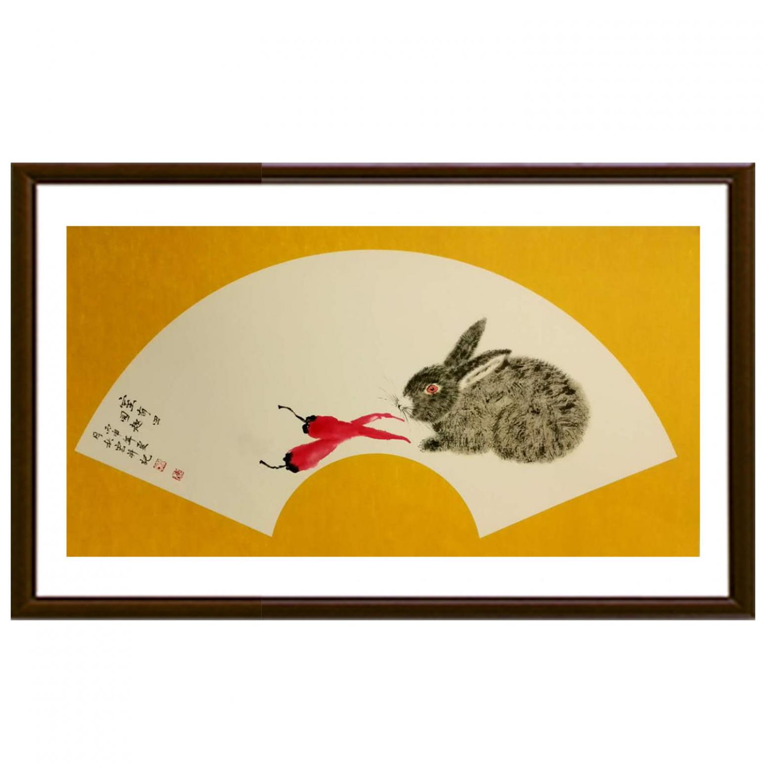 陈秋宏国画作品《【扇面 秋趣】作者陈秋宏》【图2】