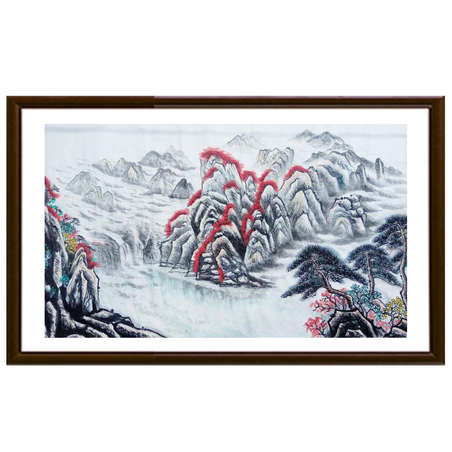 崔耀国画作品《【海角一边】作者崔耀》【图2】