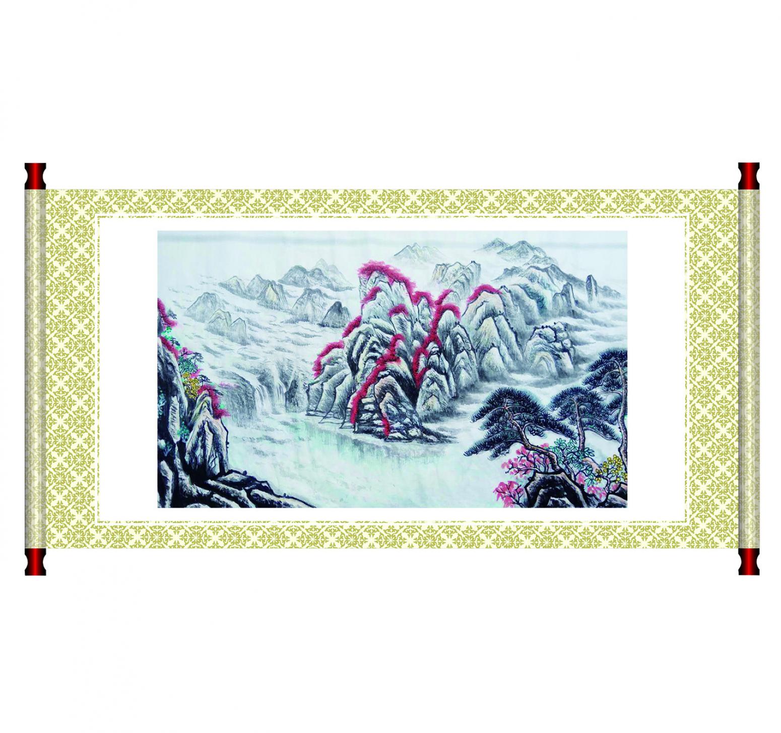 崔耀国画作品《【海角一边】作者崔耀》【图1】