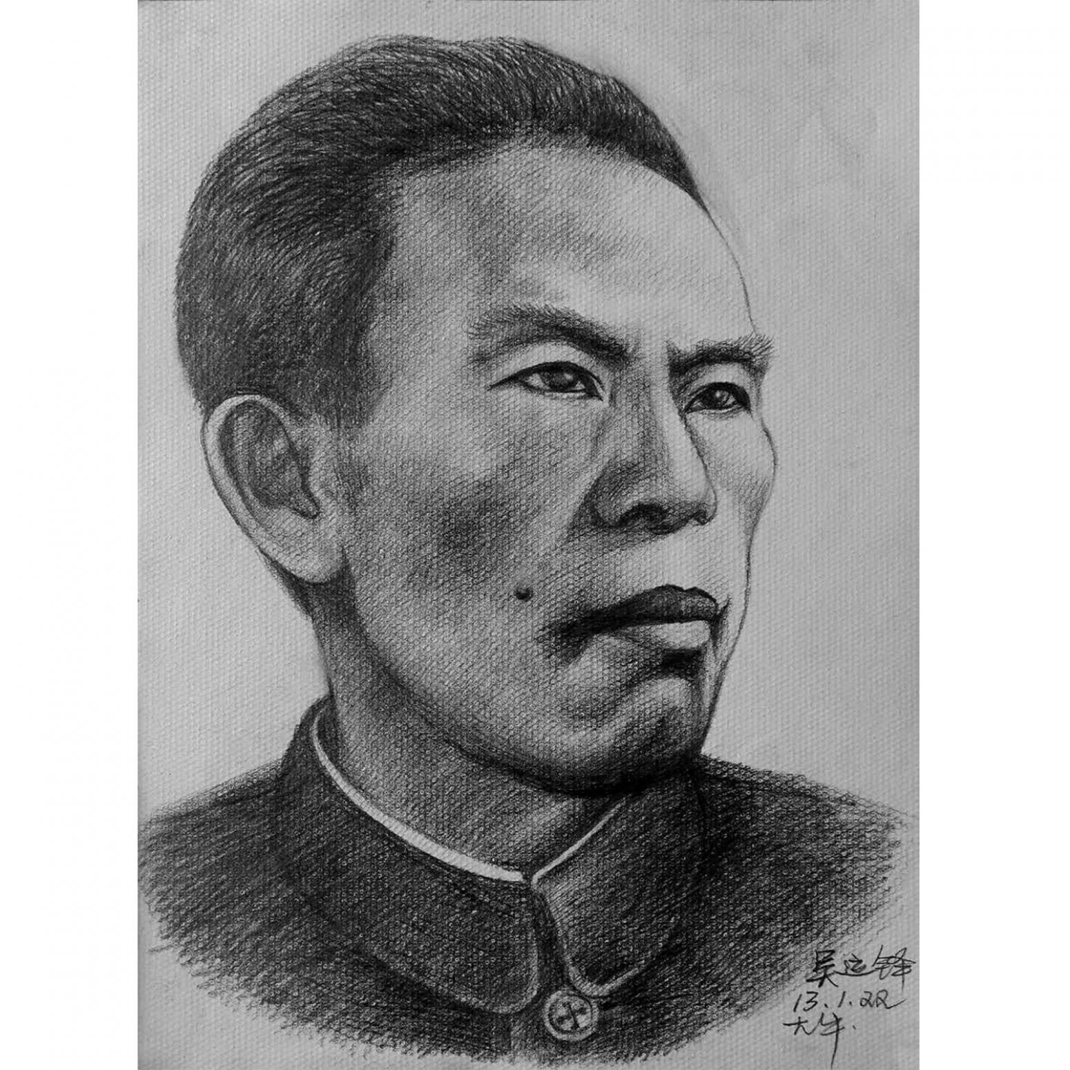 樊大牛文玩杂项作品《【肖像1】可定制 作者樊大牛》【图0】