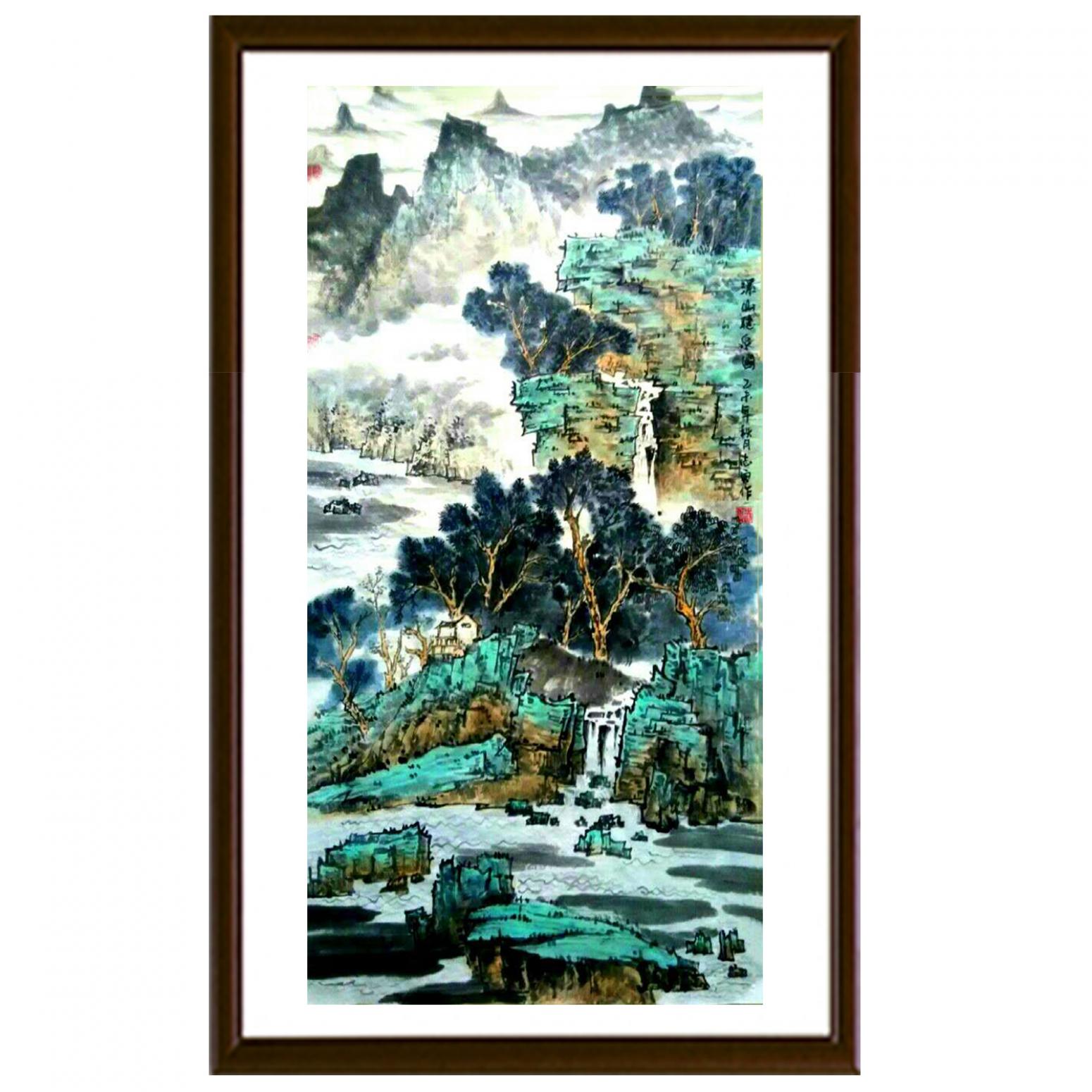 何志勇国画作品《【财源广进】作者何志勇》【图2】