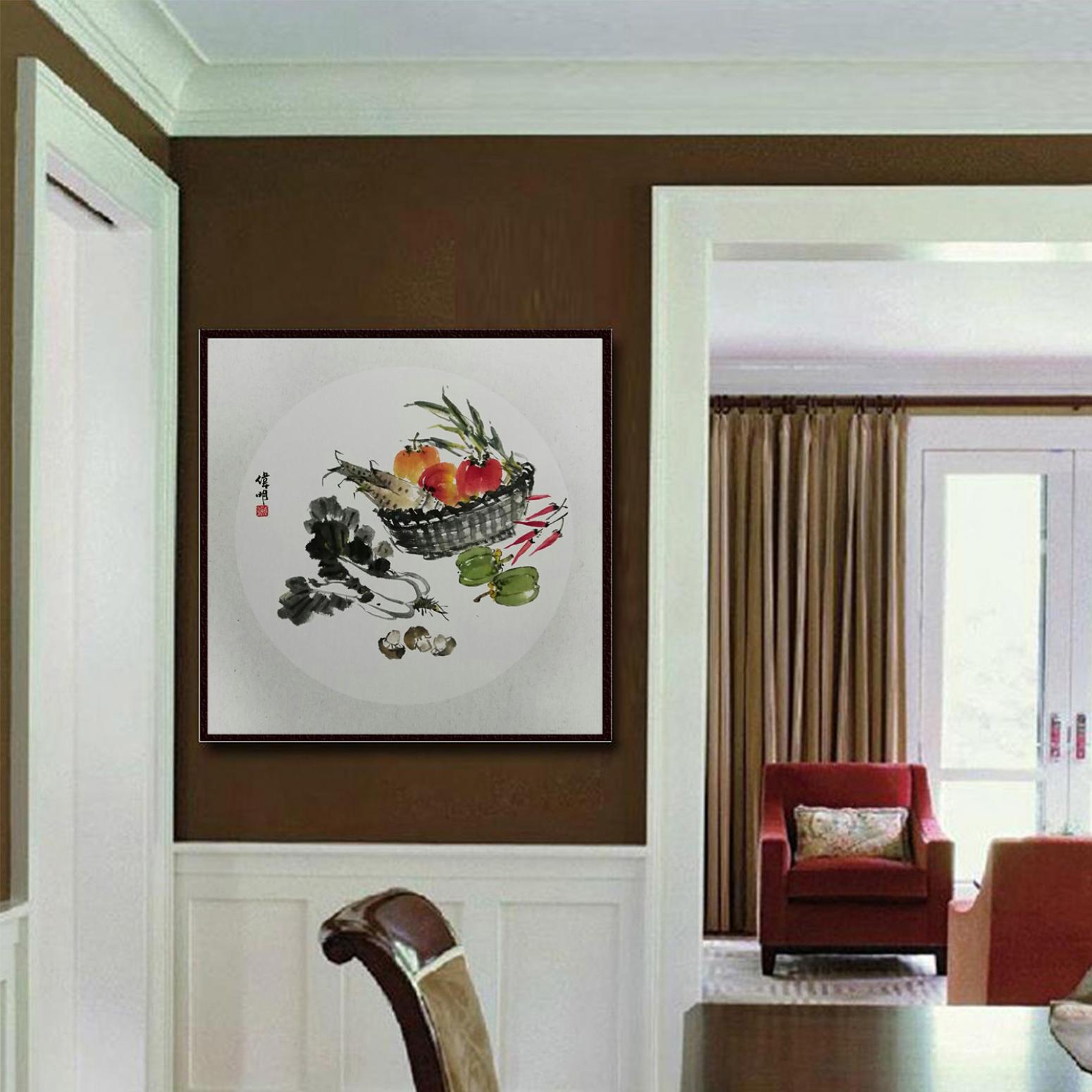 许伟明国画作品《【菜根香】作者许伟明》【图3】