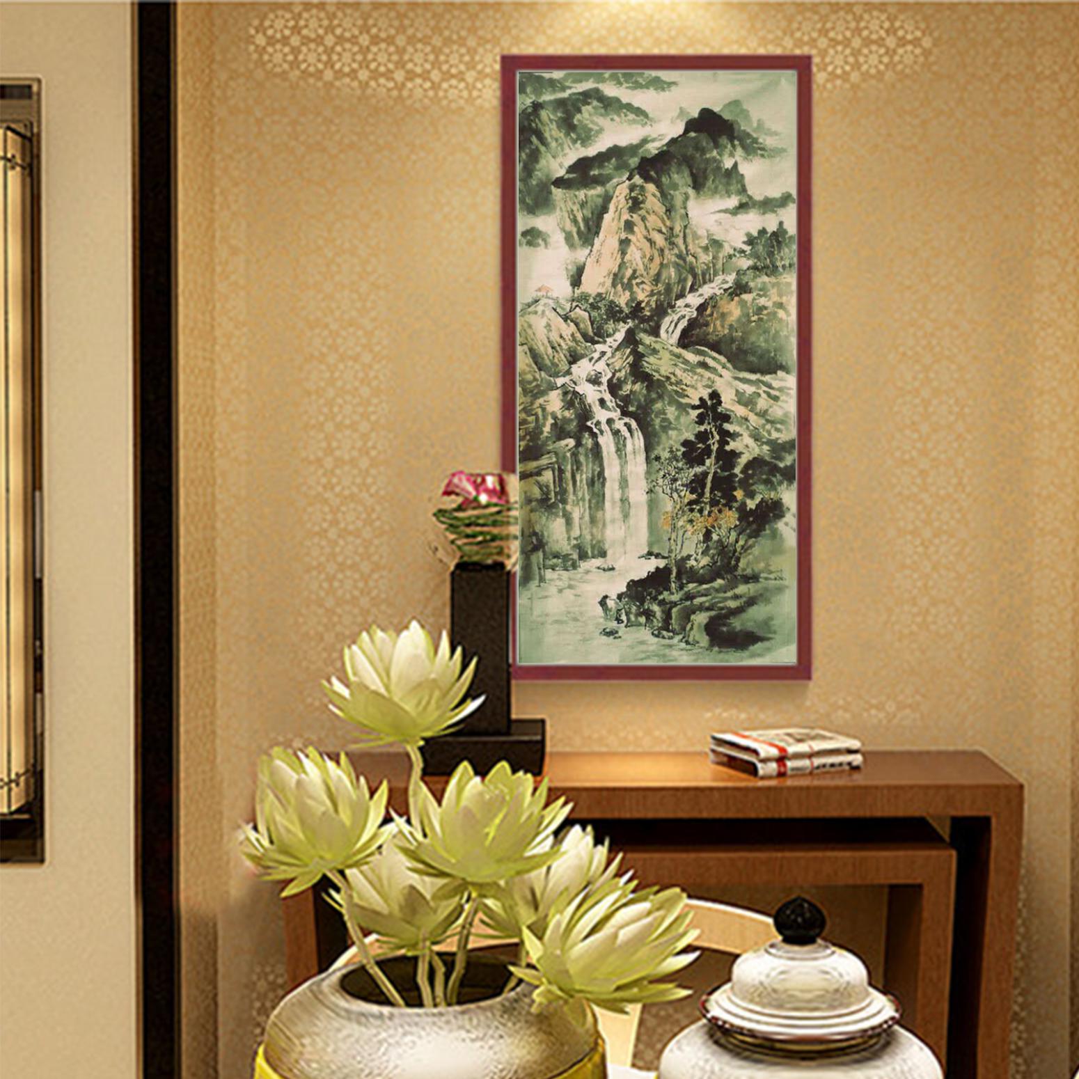 何志勇国画作品《【流水图】作者何志勇》【图3】