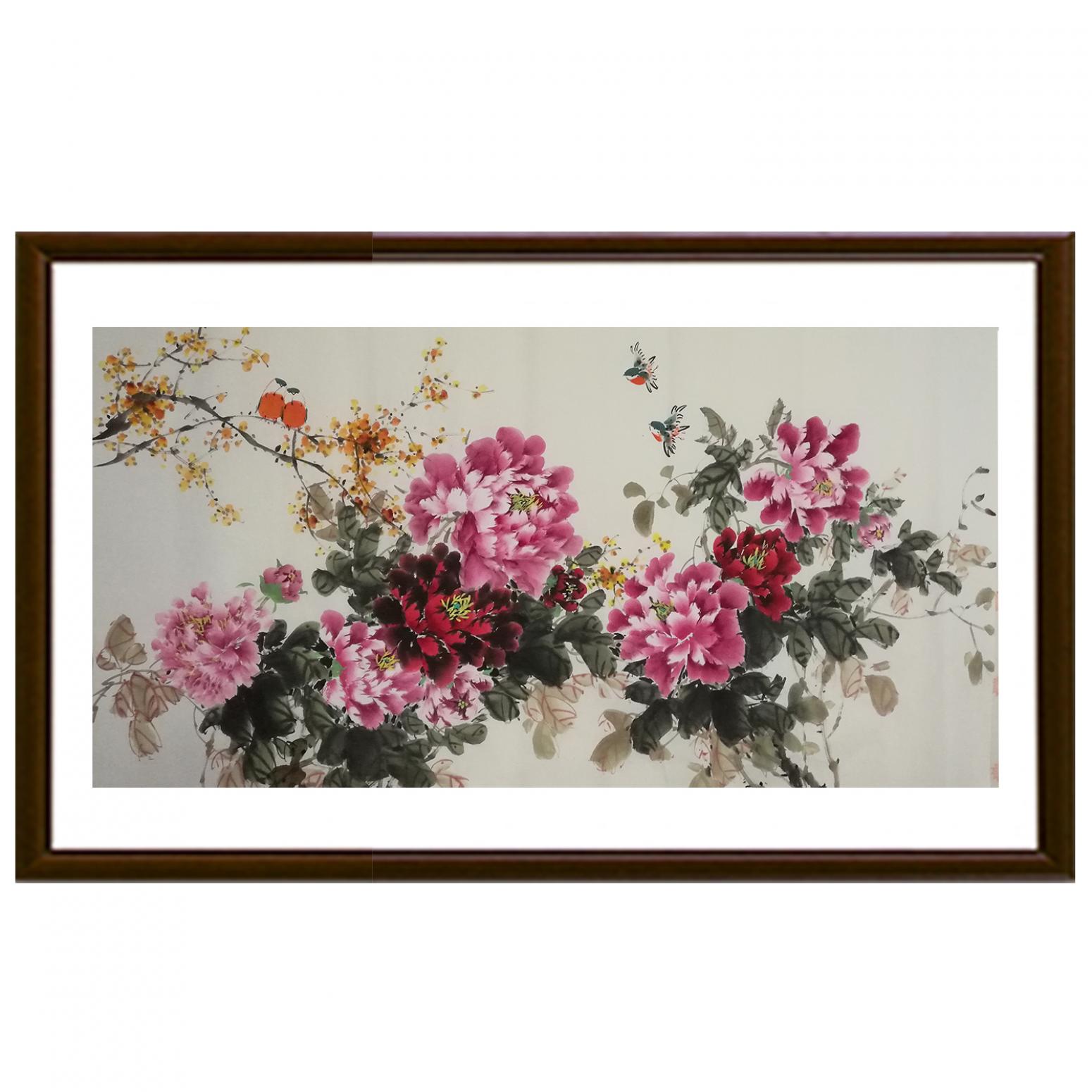 王长泉国画作品《鸟语花香》【图2】