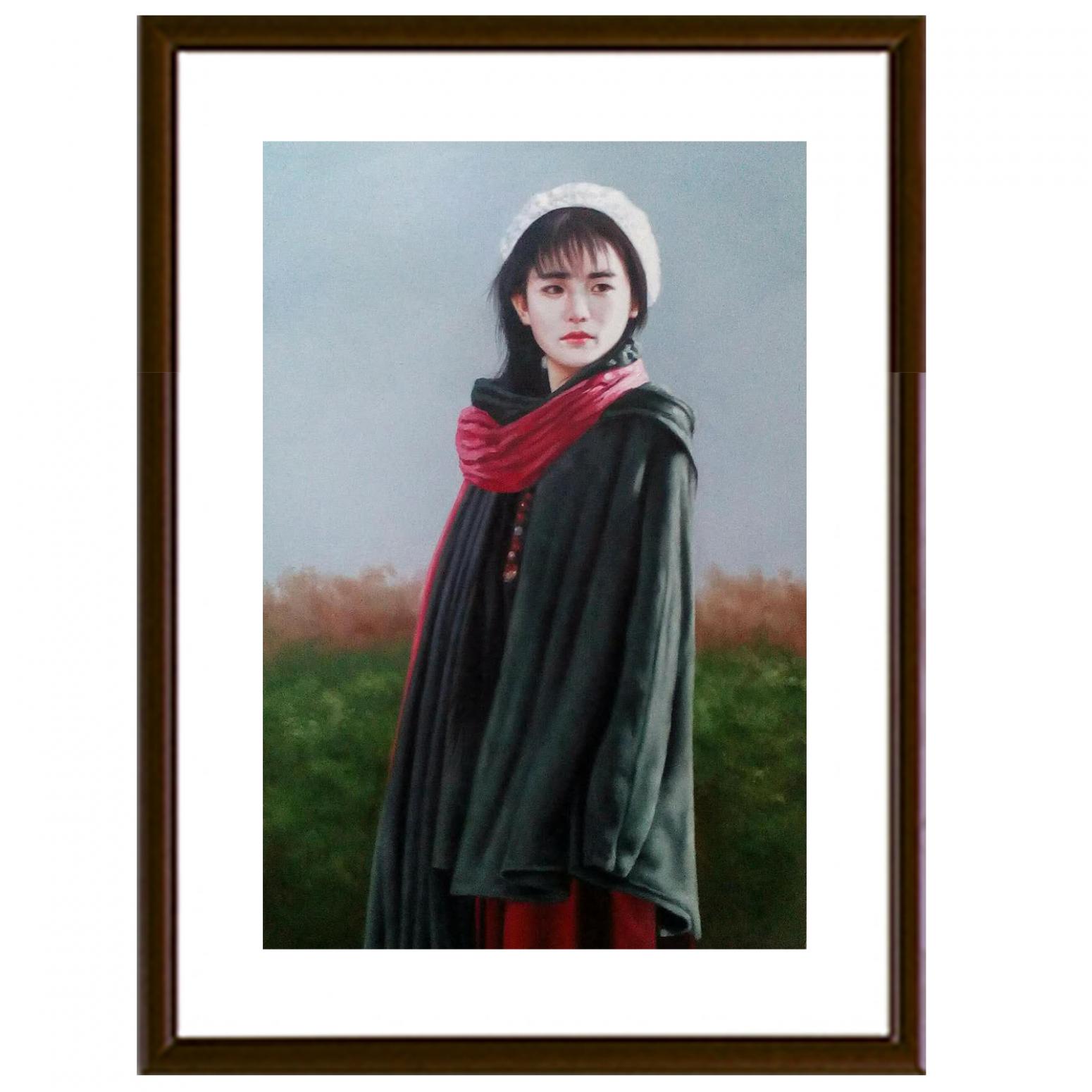 王冬寒油画作品《【青涩】作者王冬寒》【图1】