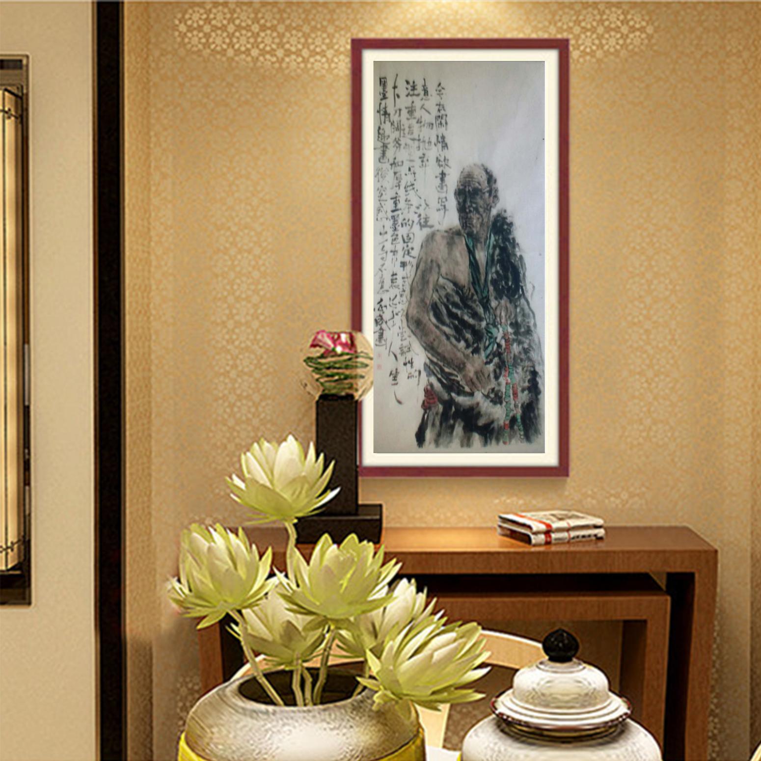 郭志威国画作品《【贫】作品郭志威》【图3】