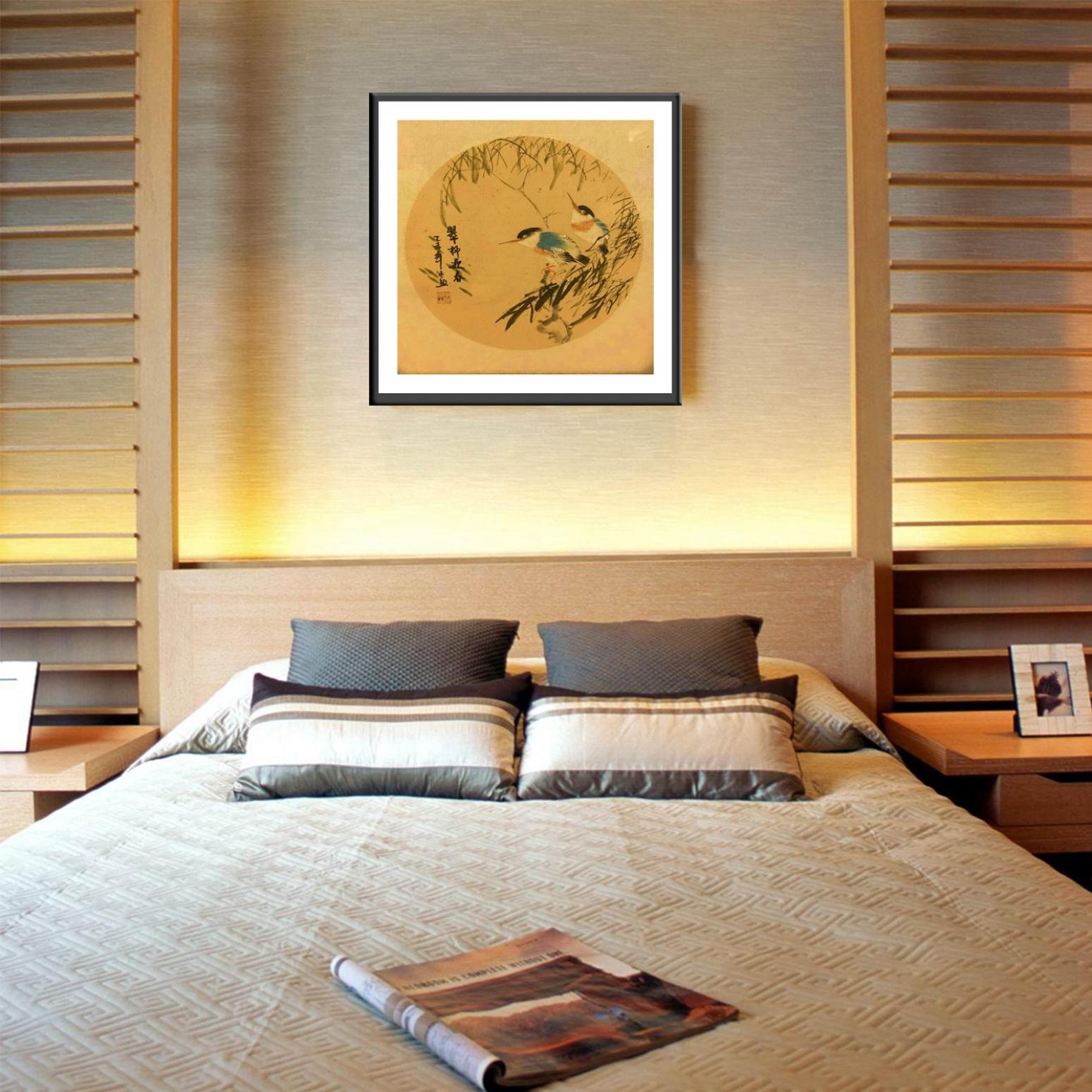 李崇山国画作品《【翠柳迎春】作者李崇山》【图3】