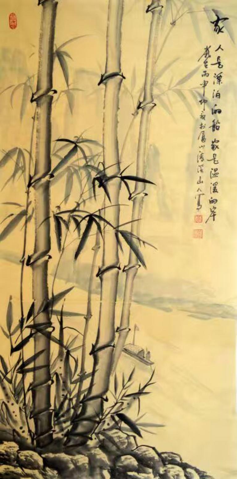 苏进春国画作品《【漂泊的船】作者苏进春》【图0】