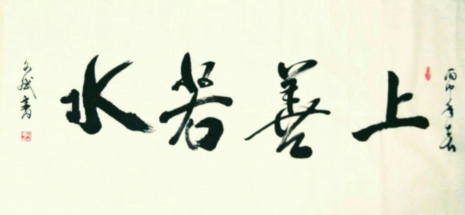 陈文斌书法作品《【上善若水】作者陈文斌 可定制》【图0】