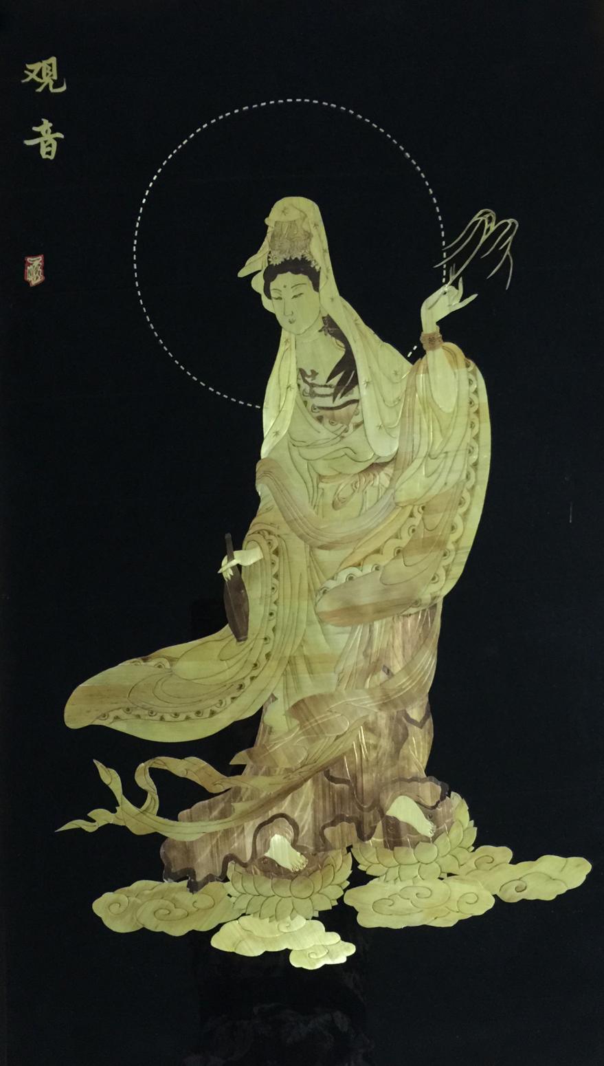 柏波手工作品《【观音】作者柏波》【图0】