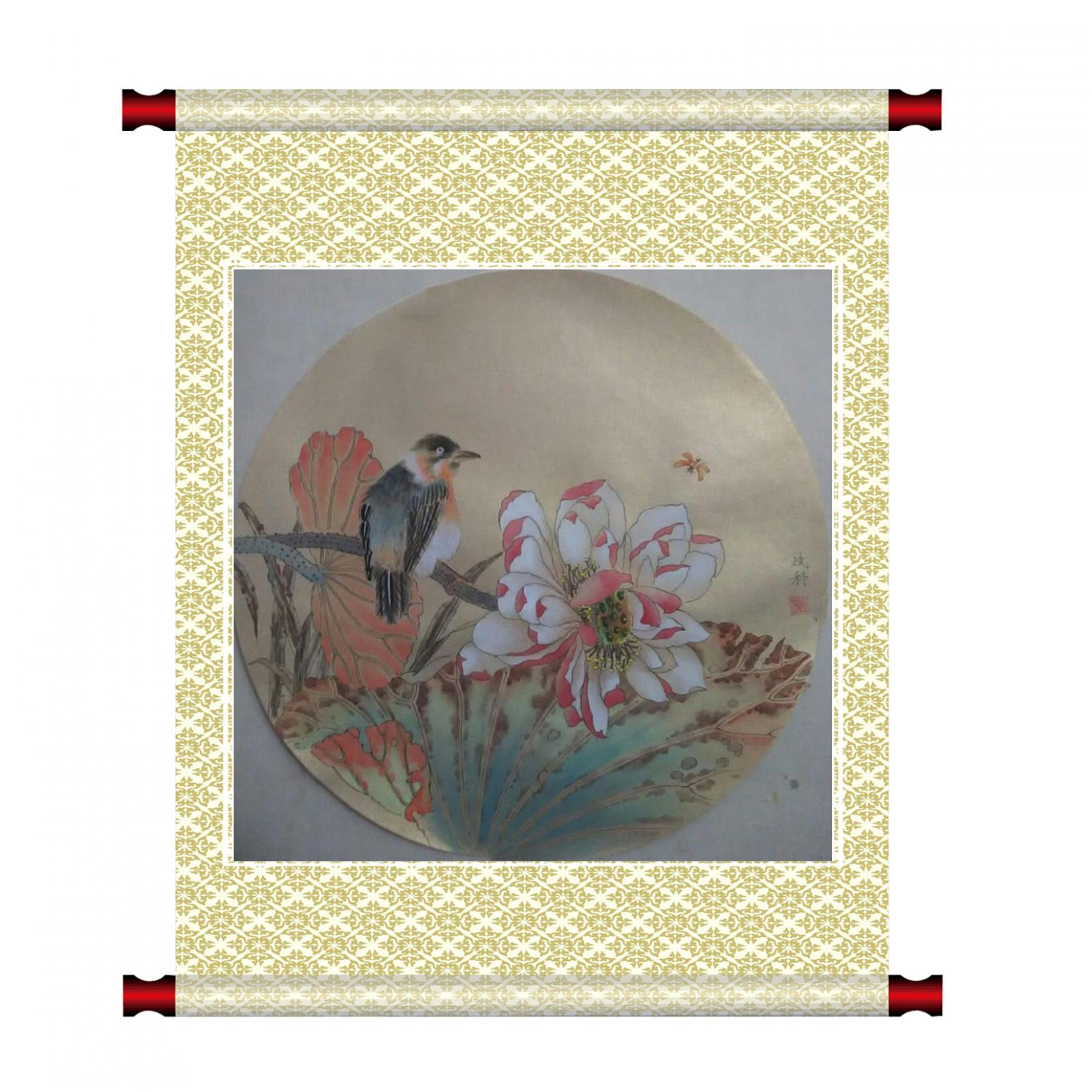 傅斌科国画作品《【莲】作者傅斌科》【图1】