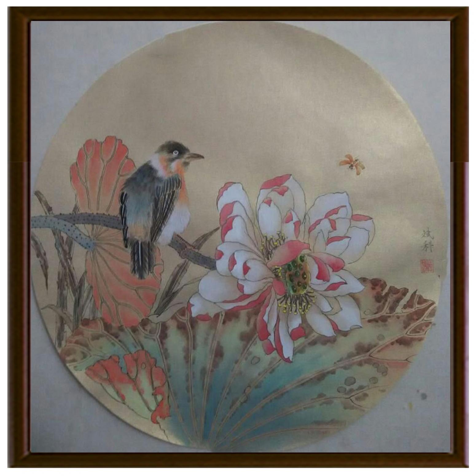 傅斌科国画作品《【莲】作者傅斌科》【图2】