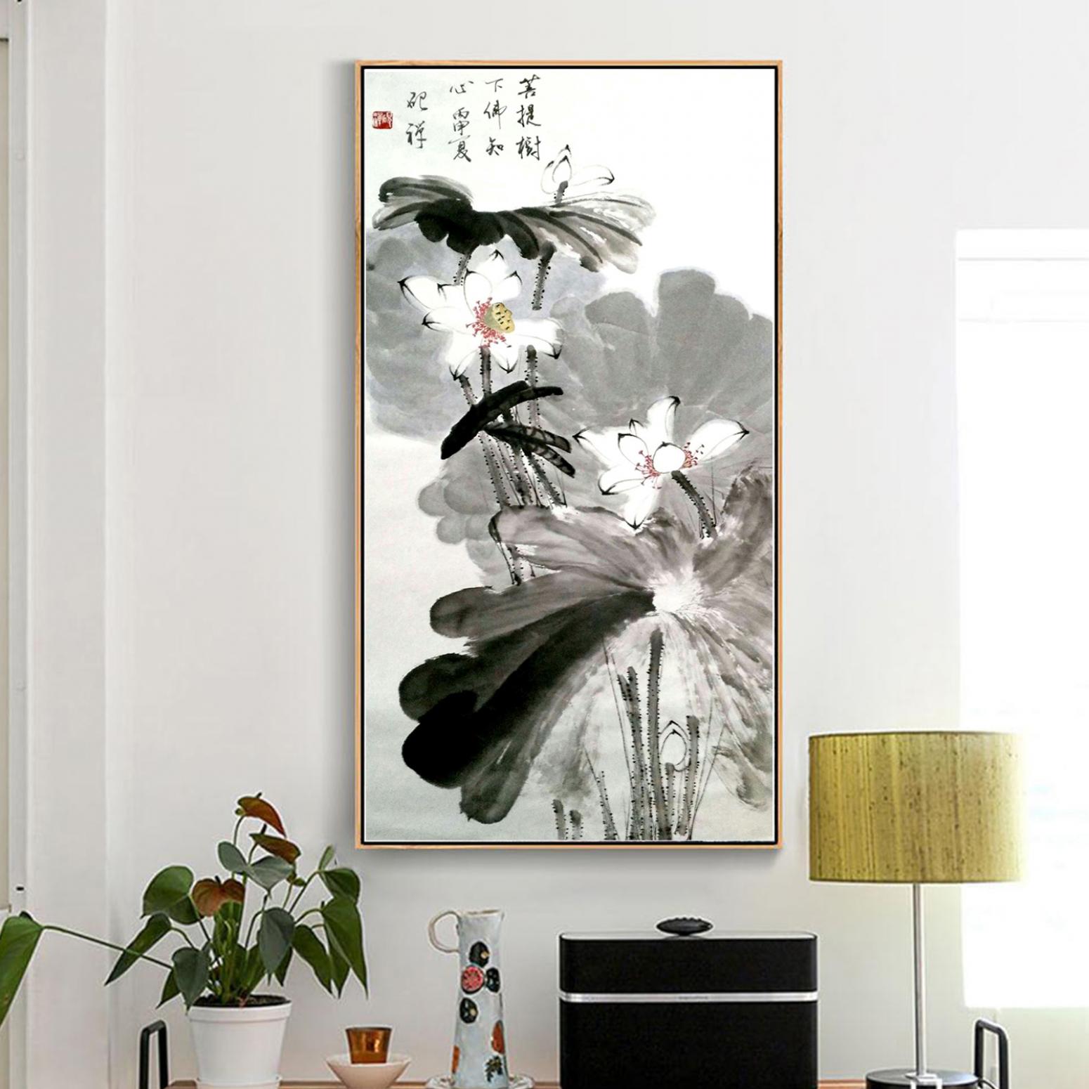 张清永国画作品《【菩提树下佛】作者张清永》【图3】