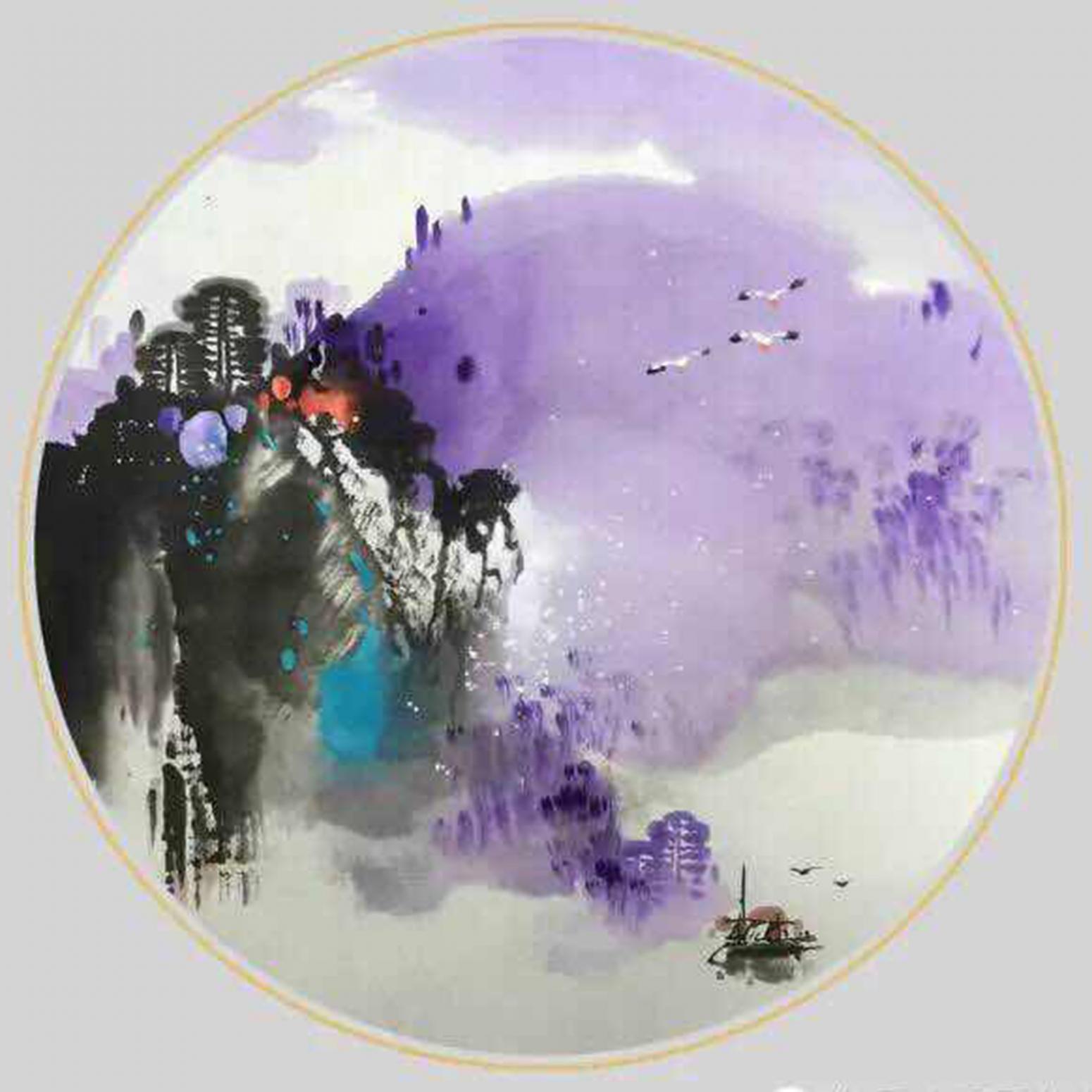 徐国人国画作品《【山水1】作者徐国人》【图0】