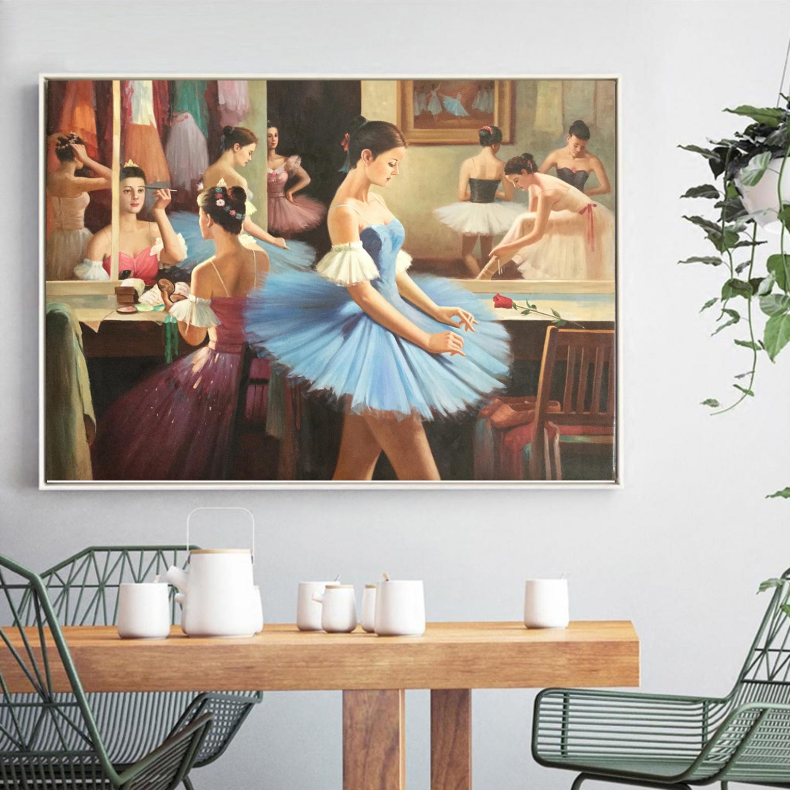 朱世想油画作品《【描妆】作者朱世想 临摹》【图3】