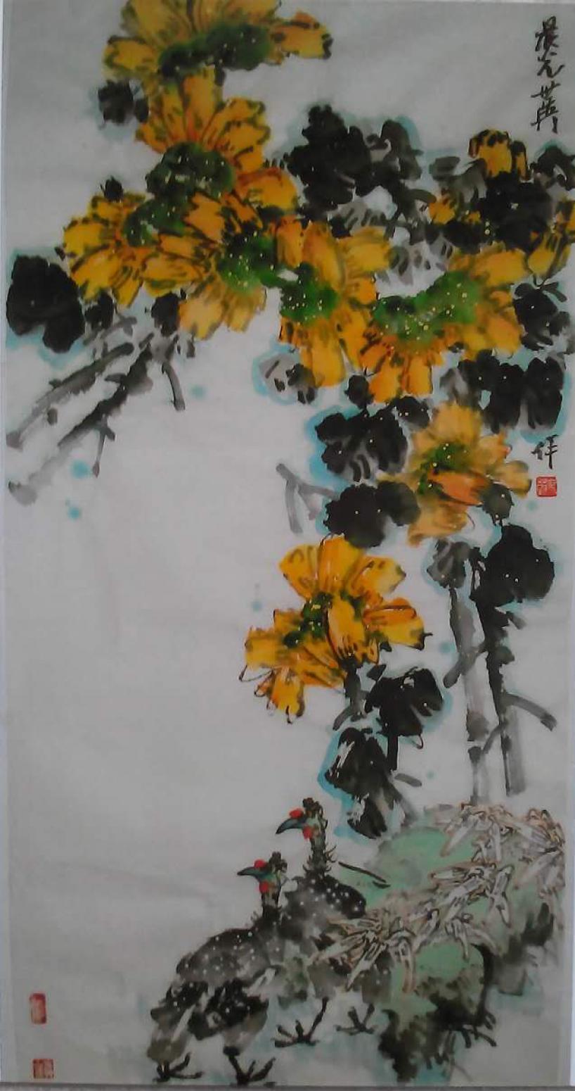 毛世英国画作品《【花鸟2】作者毛世英》【图0】