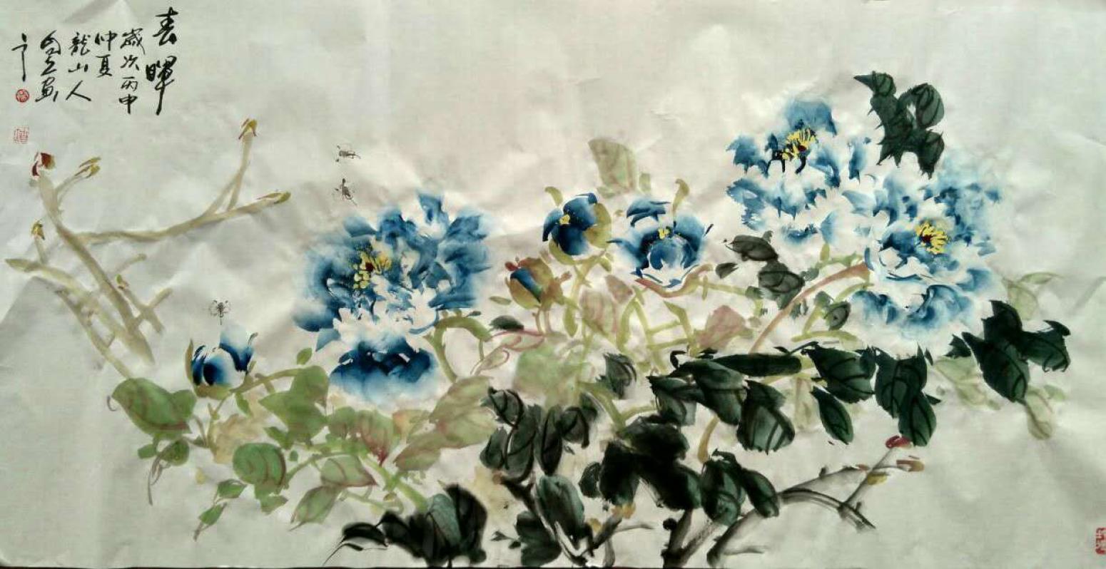 秦自立国画作品《【春晖】作者秦自立》【图0】