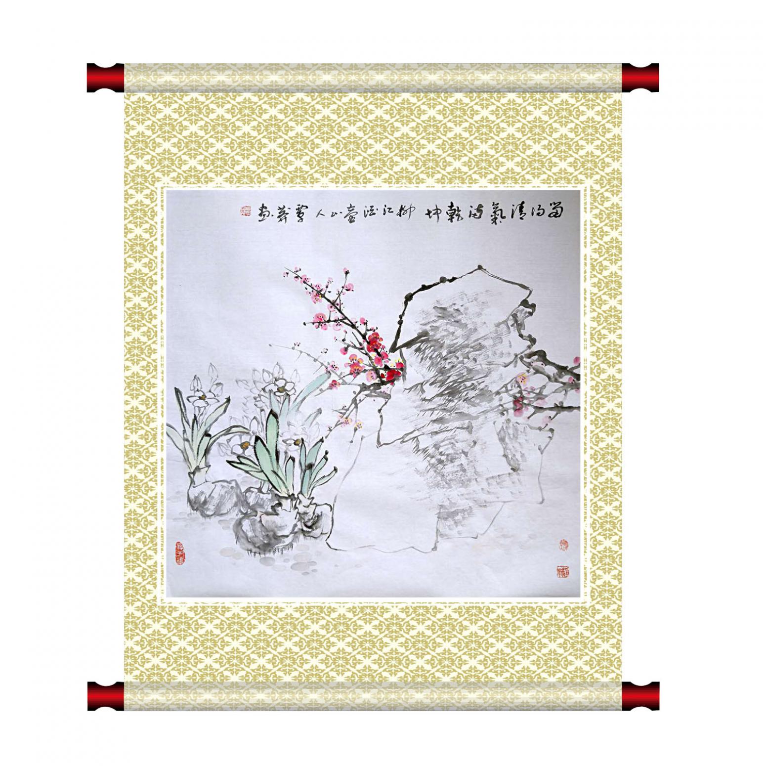 覃莽国画作品《【清气乾坤】作者覃莽》【图1】