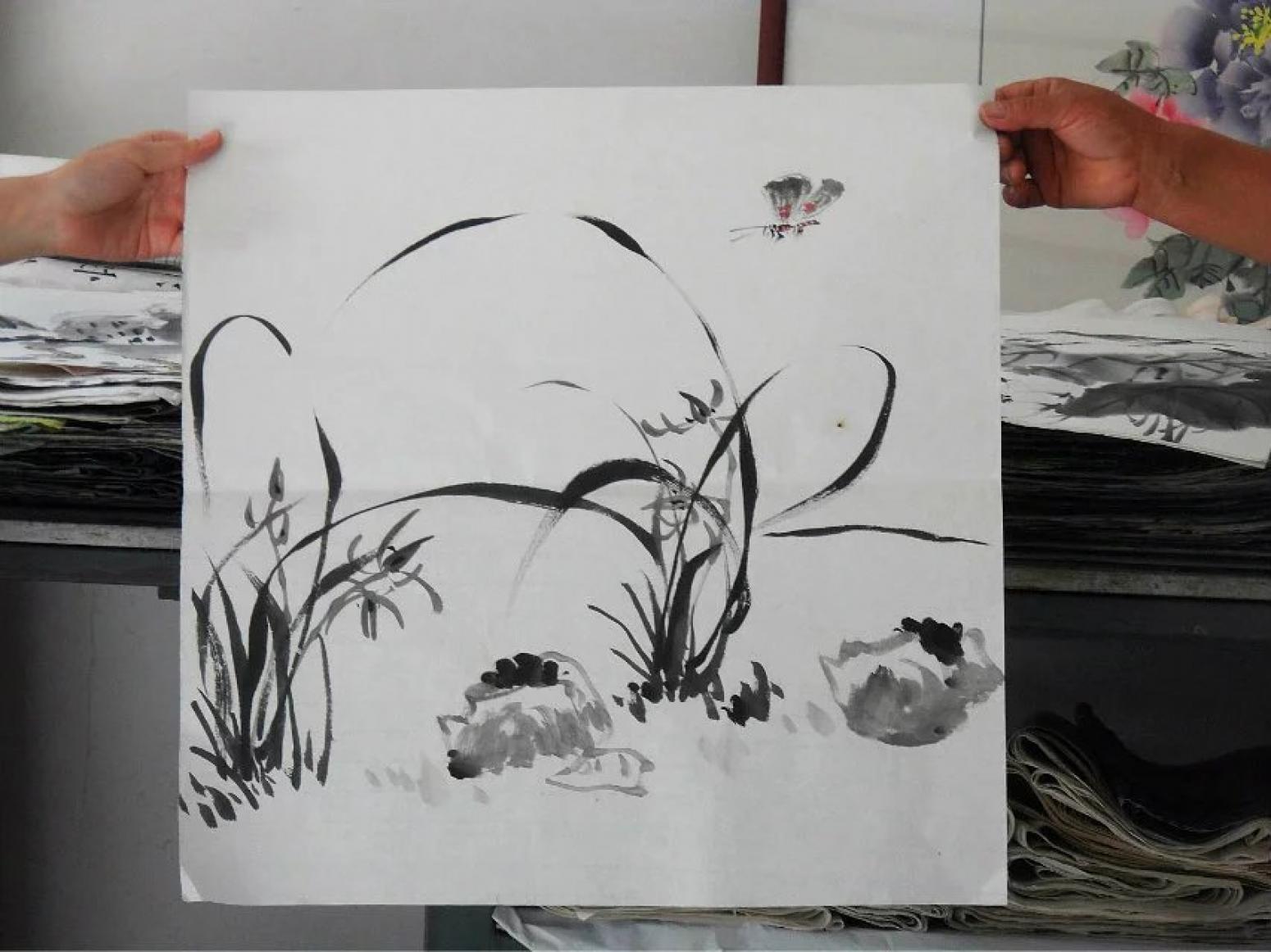 国画作品《君之墨兰》【图0】