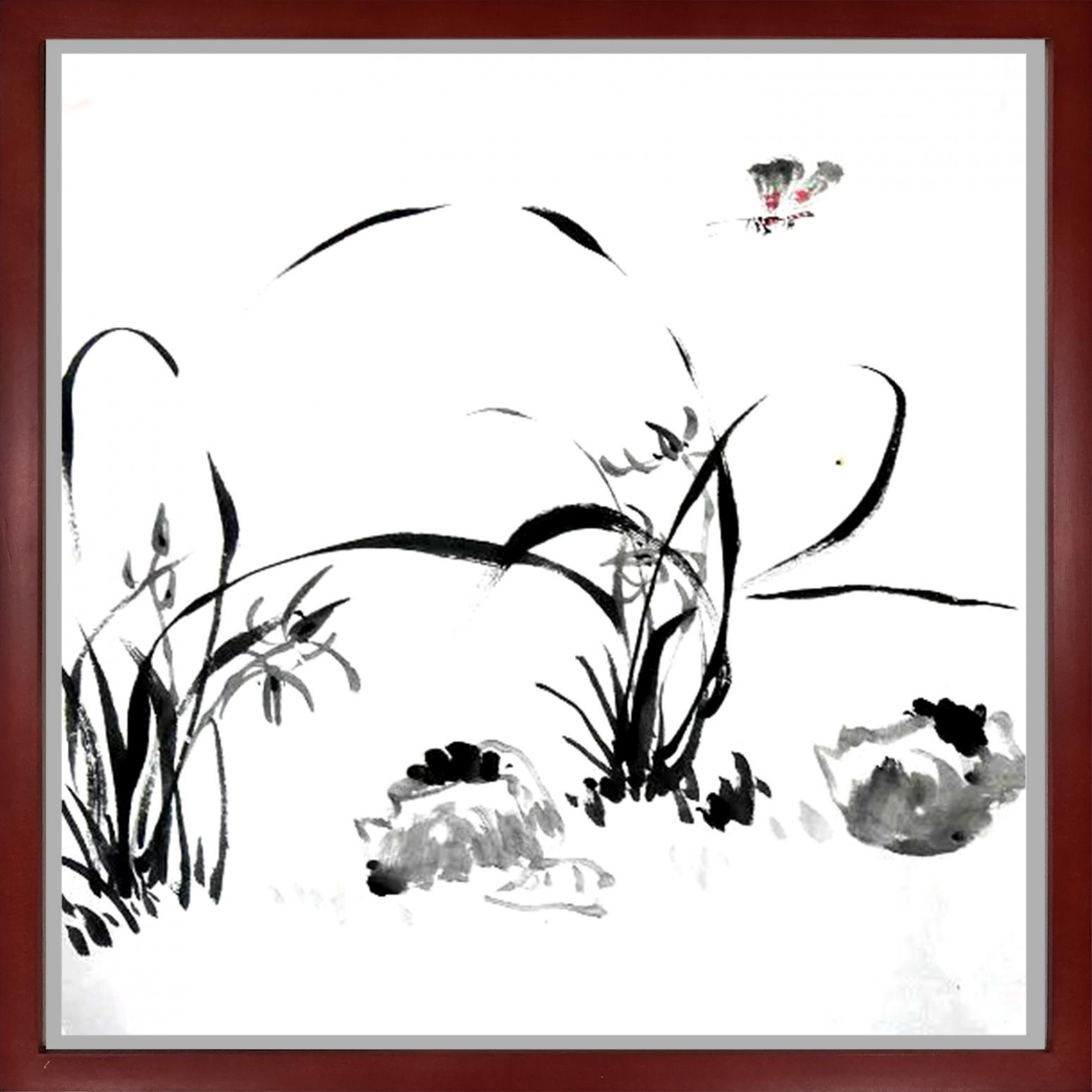 国画作品《君之墨兰》【图1】