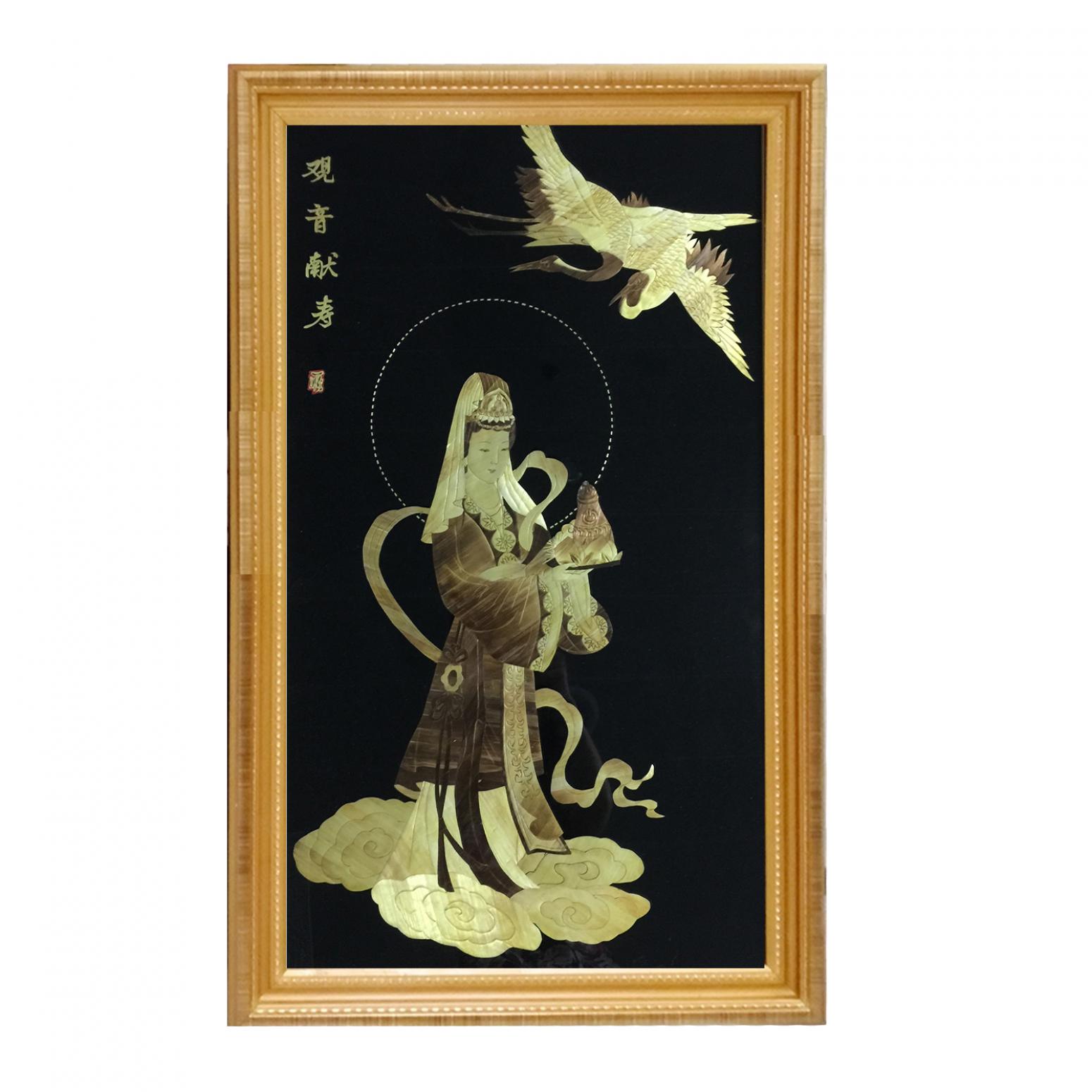 国画作品《观音-观音献寿》【图2】