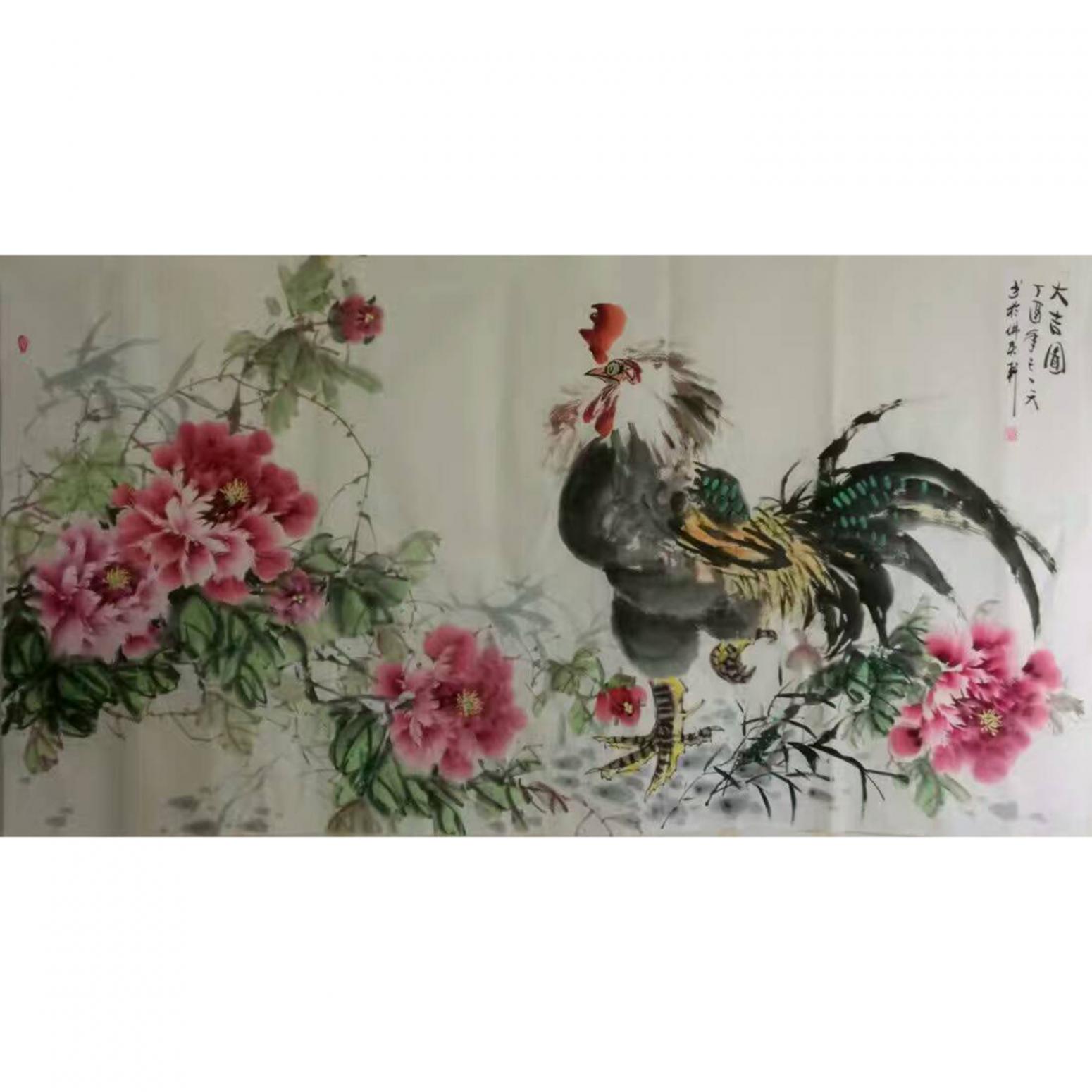王长泉国画作品《大吉图2》