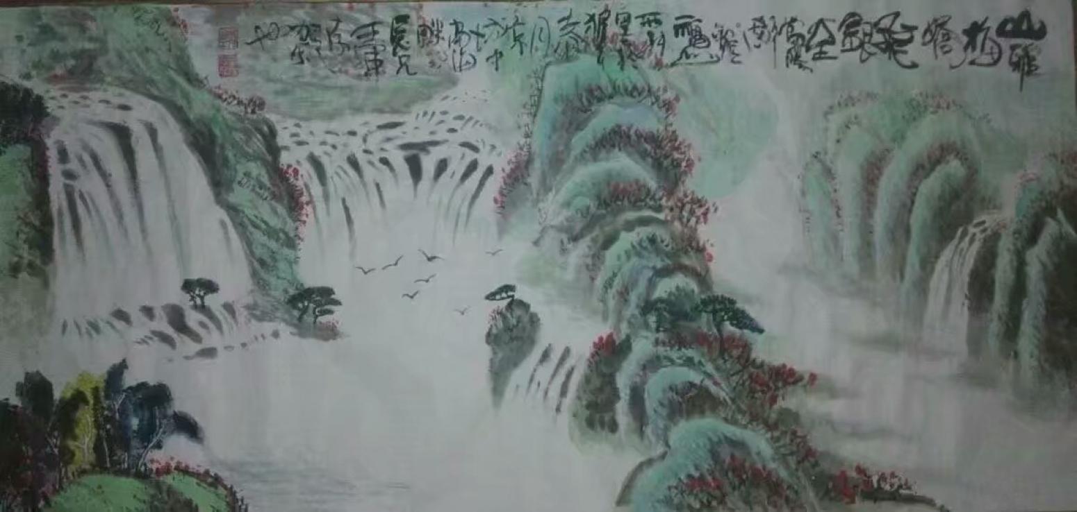 王福山国画作品《山水花鸟飞禽走兽》【图27】