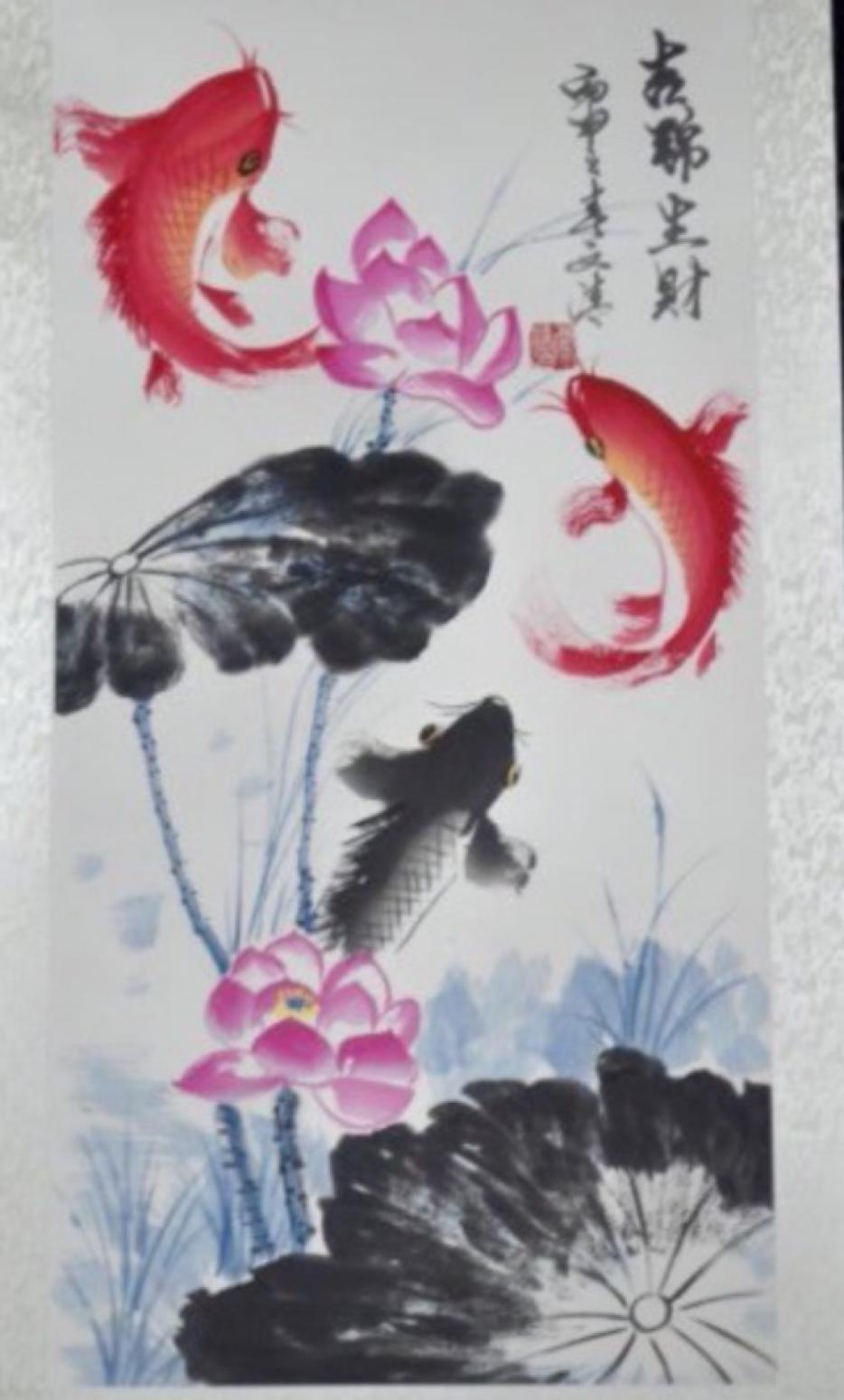 高文清国画作品《丹凤朝阳》【图1】